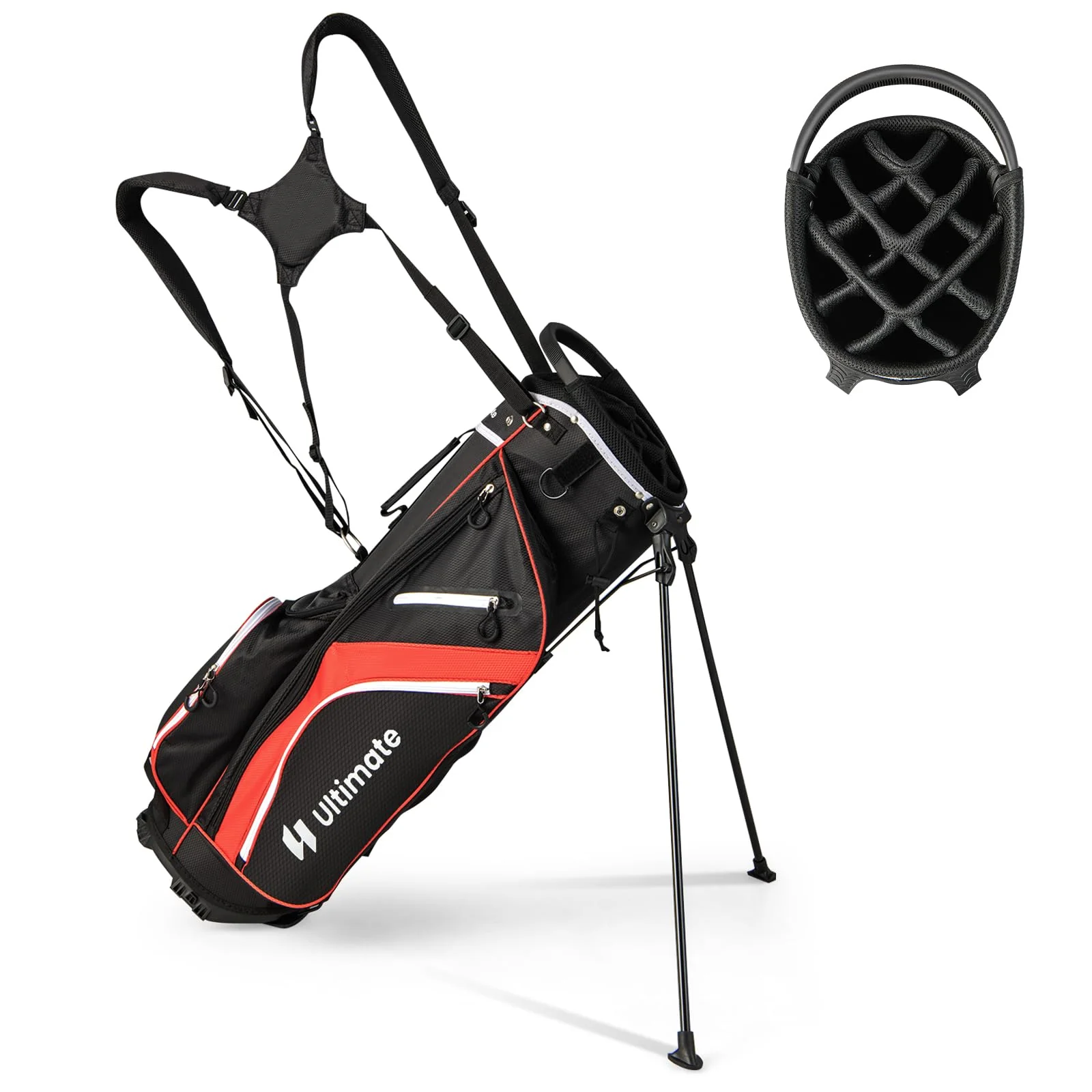 Goplus 14 Way Top Dividers Golf Stand Bag