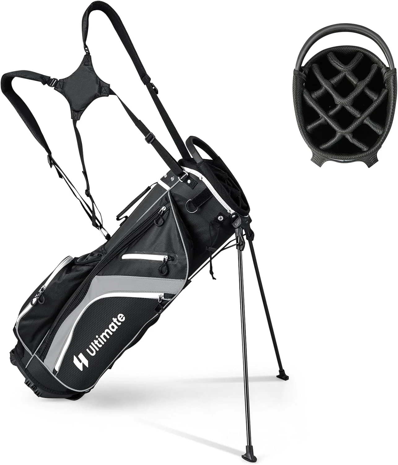 Goplus 14 Way Top Dividers Golf Stand Bag - Image 10