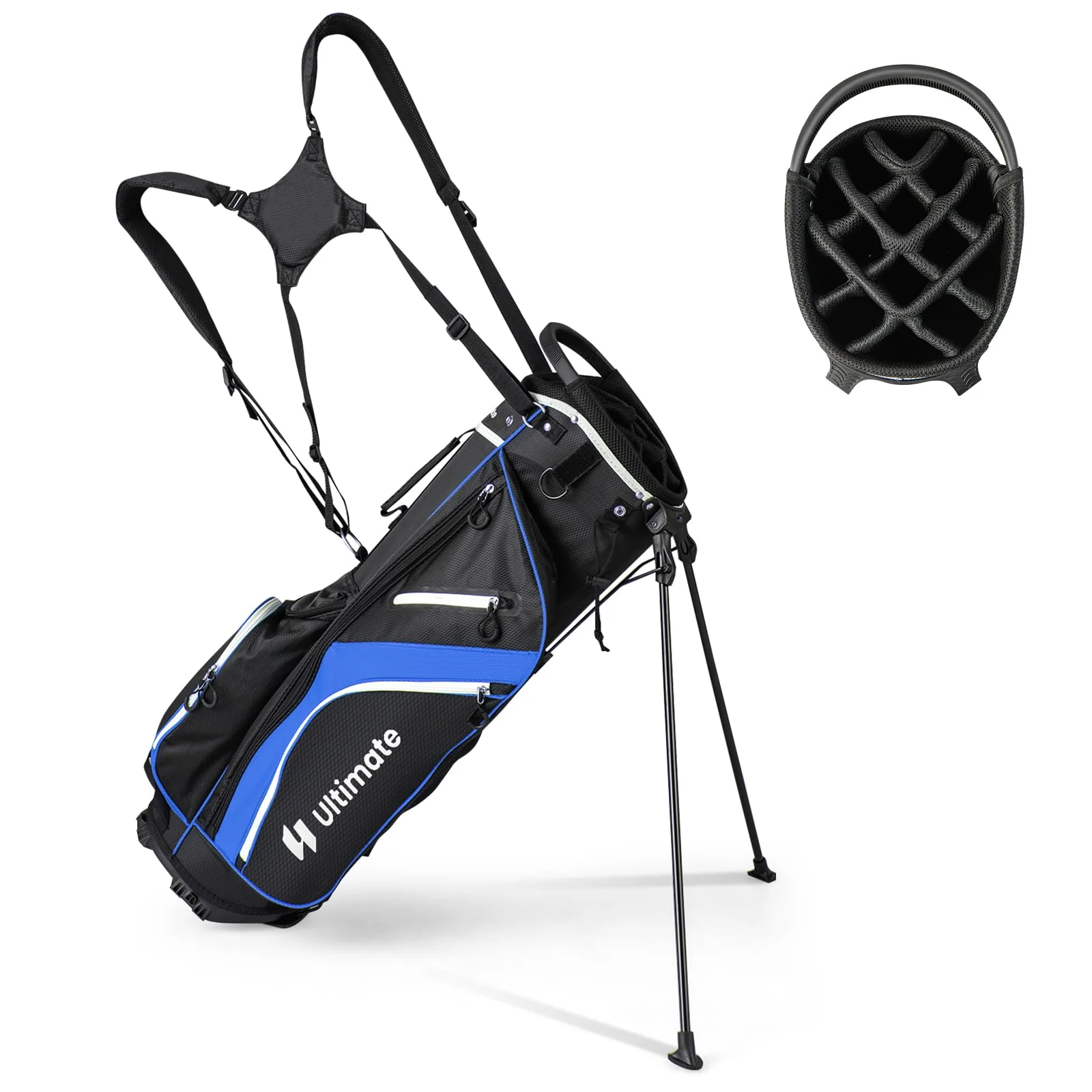 Goplus 14 Way Top Dividers Golf Stand Bag - Image 9