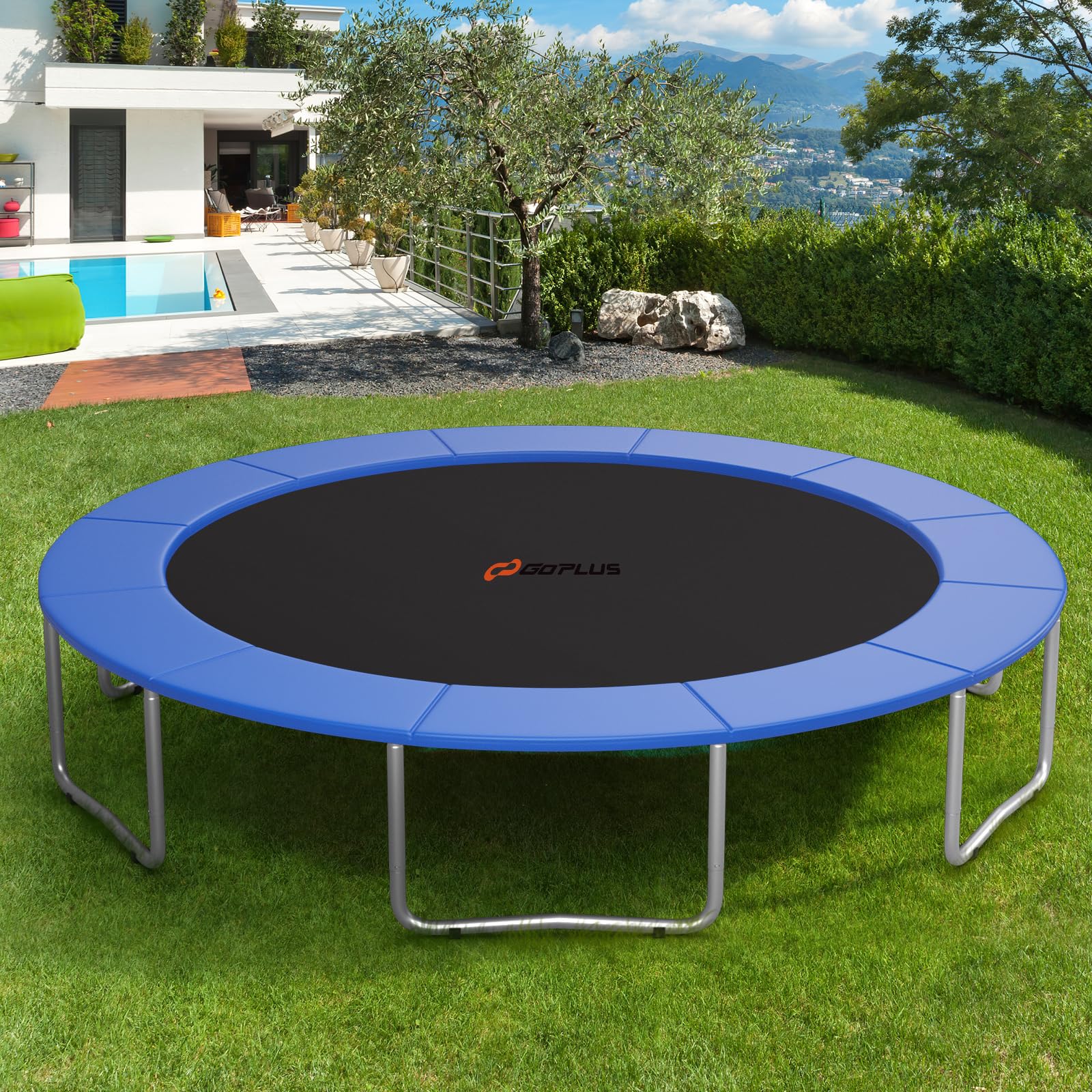 Goplus 14FT Water-Resistant Universal Round Trampoline Accessories Safety Pad - Image 9