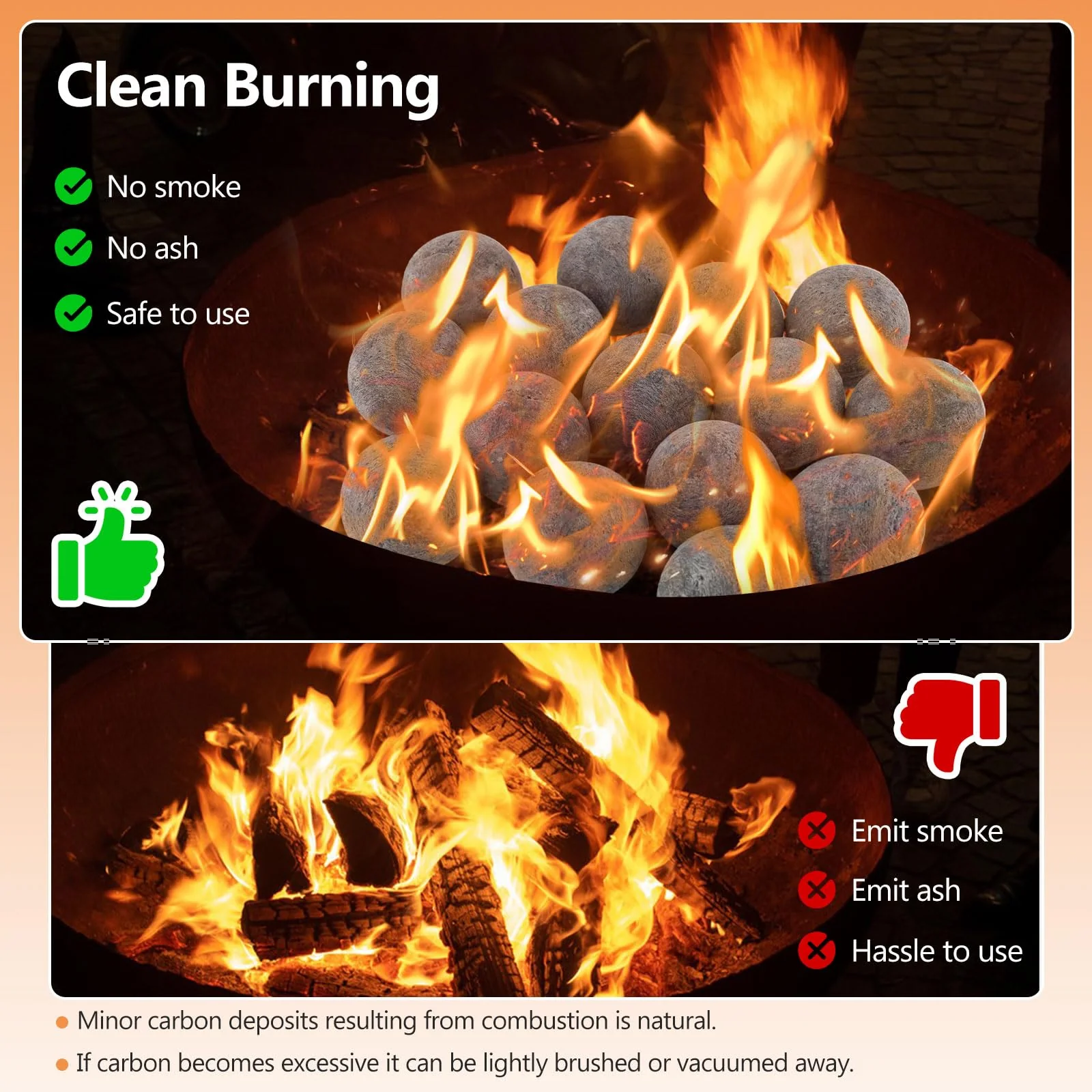Goplus 15 PCS Ceramic Fiber Fire Balls - Image 7