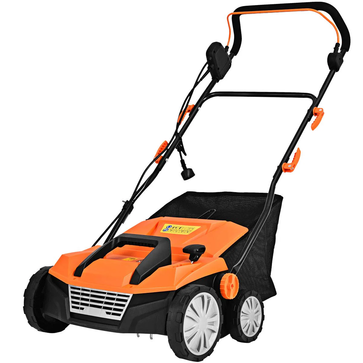 Goplus 2-in-1 Corded Lawn Dethatcher with 4 Cutting Heights - Image 9