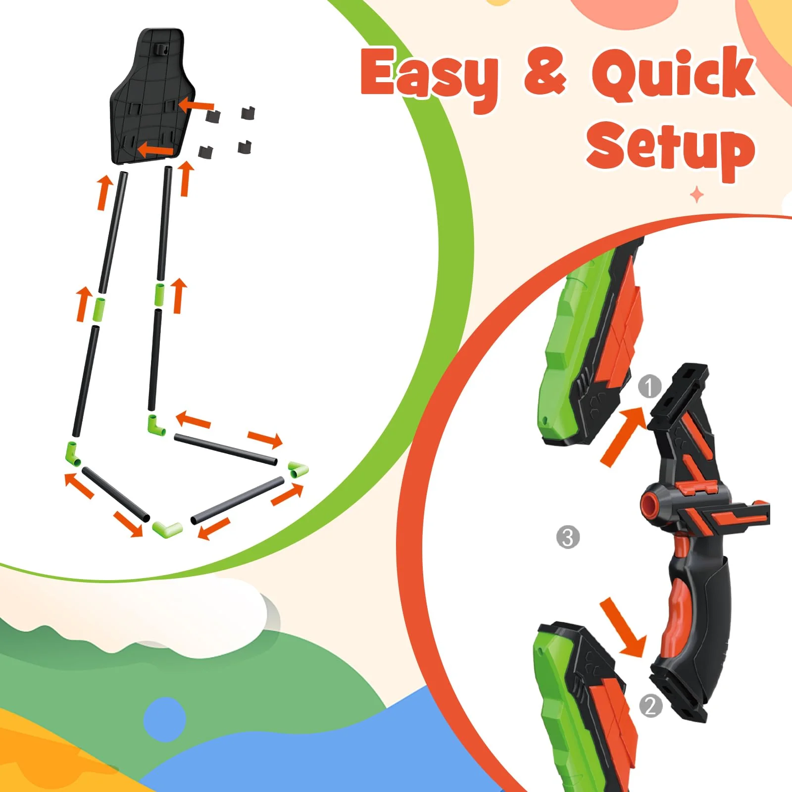 Goplus 2 Pack Bow and Arrow Set for Kids - Image 6