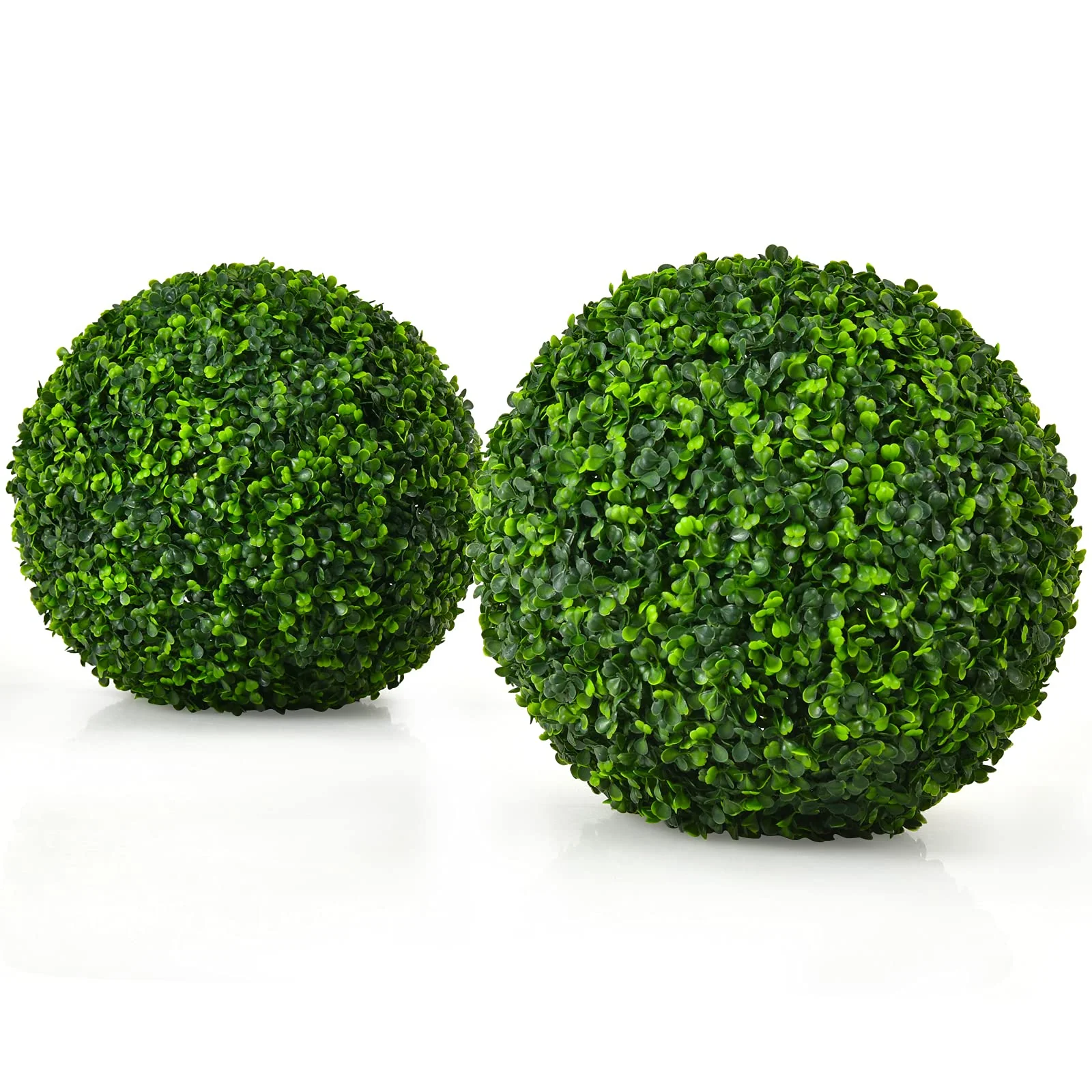 Goplus 2 PCS 15.7 Inch Artificial Boxwood Topiary Balls - Image 8