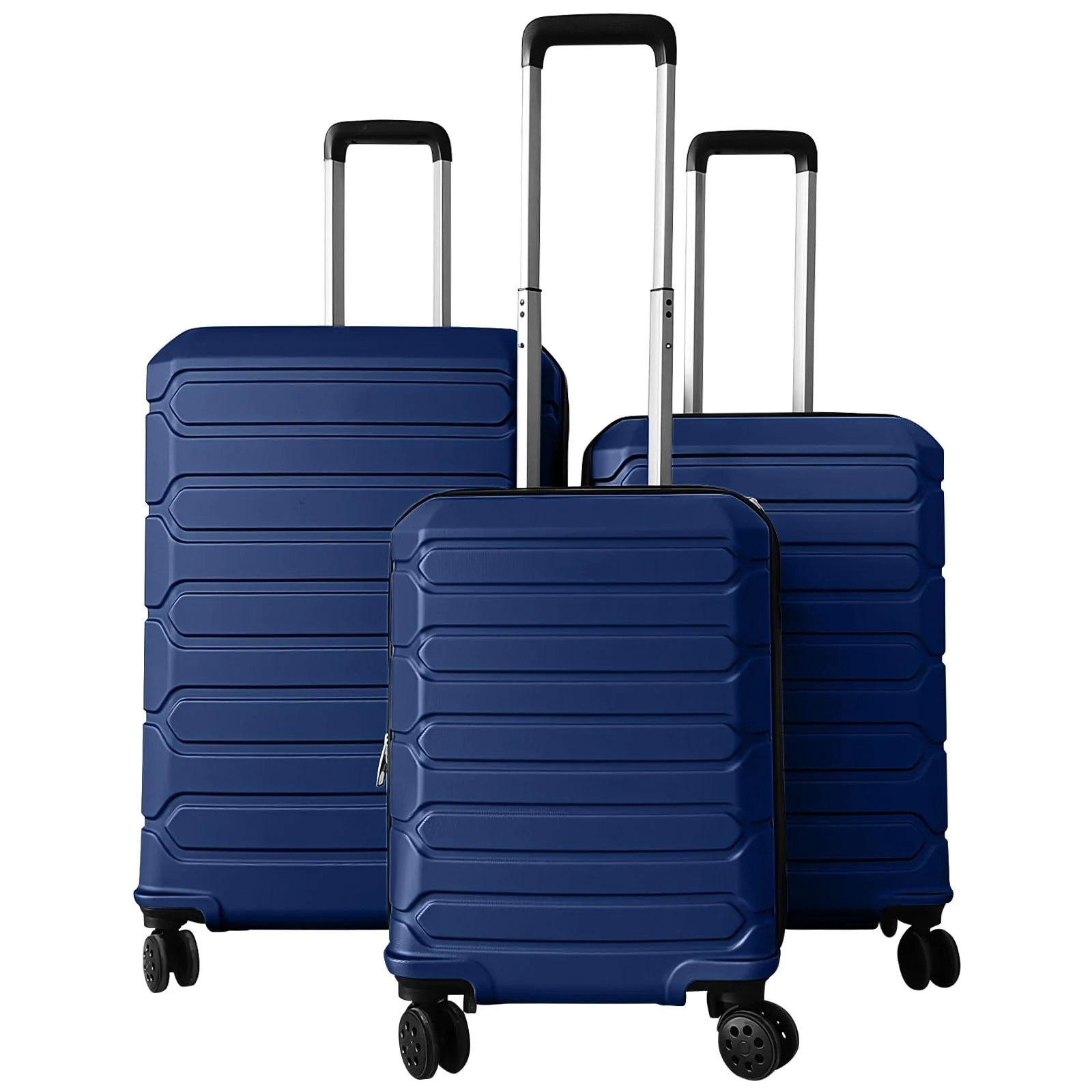 Goplus 20/24/28 Inch Lightweight Hardshell Suitcases with 360° Spinner Wheels(3 Piece Cross Stripe) - Image 10