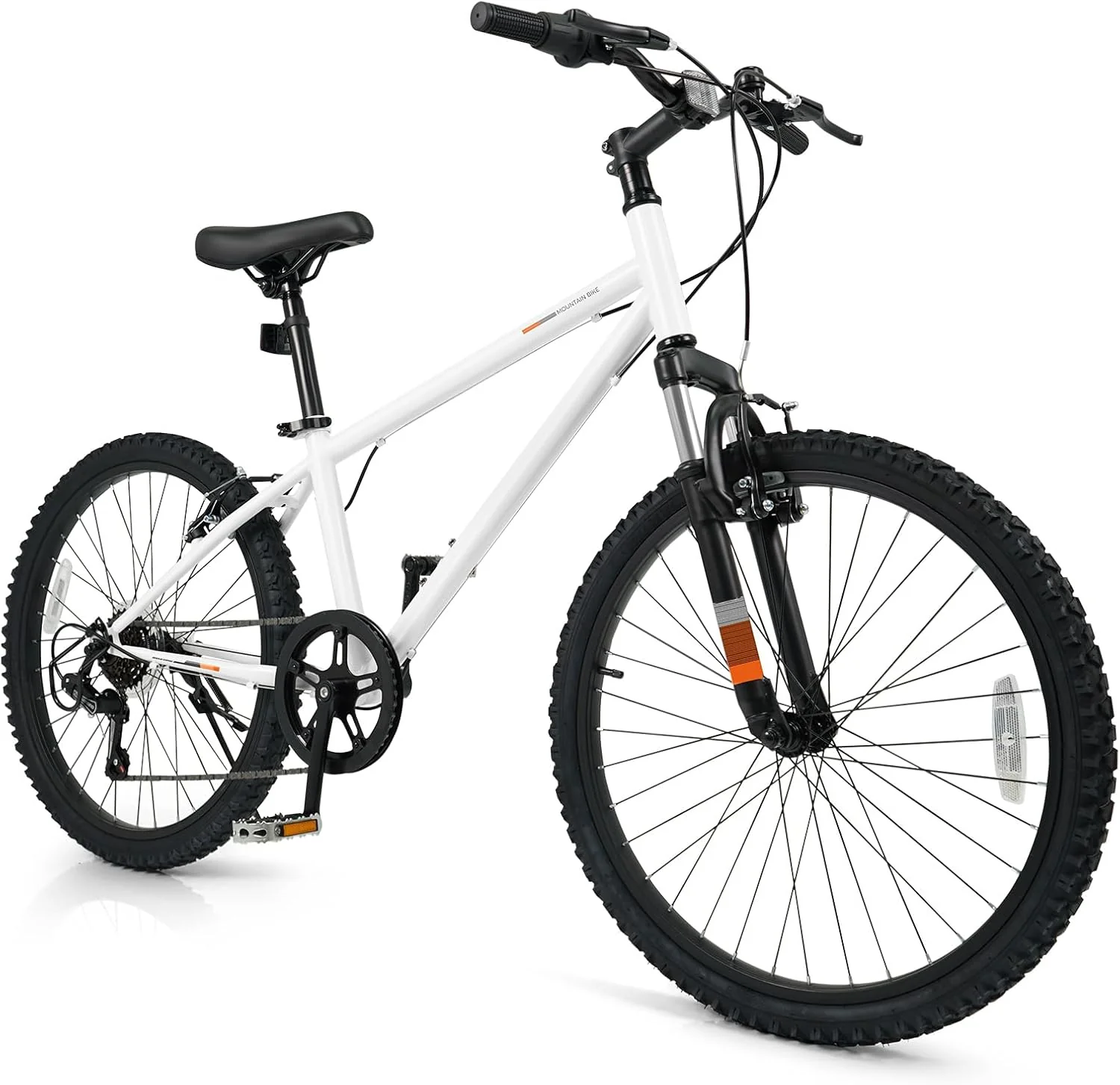 Goplus 20/24 Inch Kids Mountain Bike w/ 6-Speed Drivetrain & Suspension Fork - Image 15