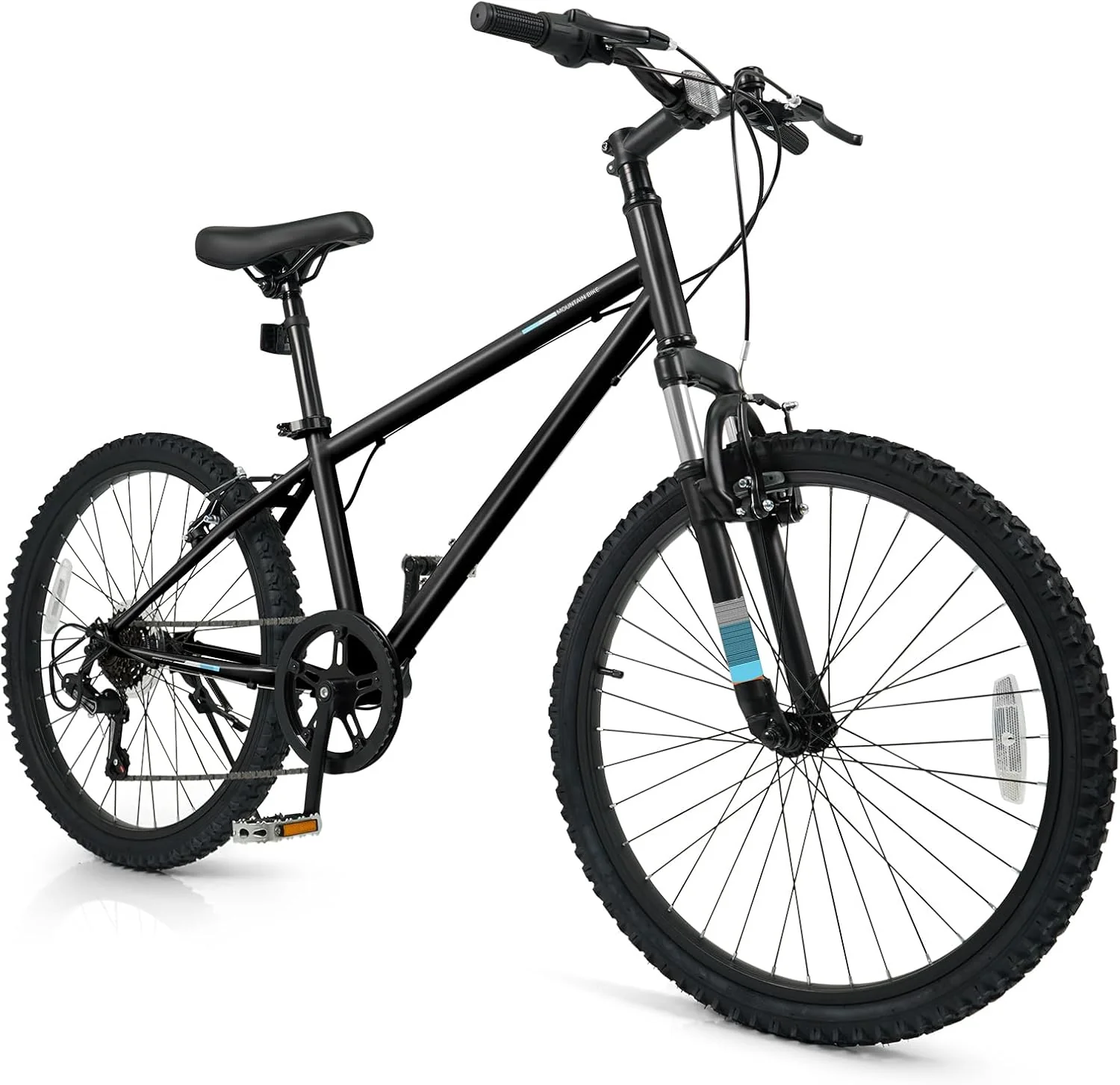 Goplus 20/24 Inch Kids Mountain Bike w/ 6-Speed Drivetrain & Suspension Fork - Image 2