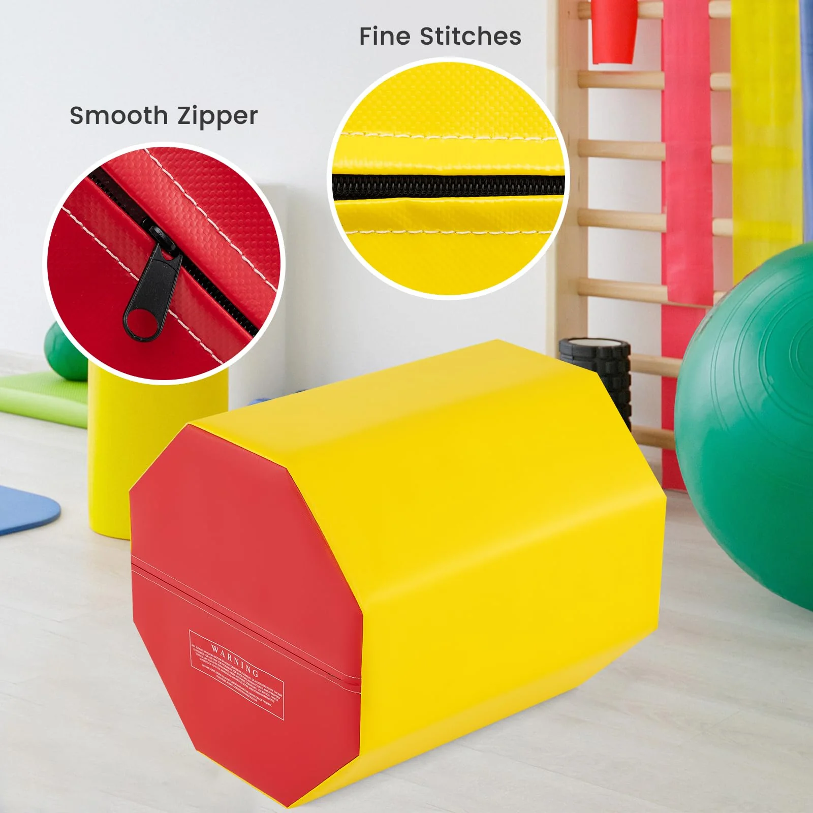 Goplus 24.5β x 26β Octagon Gymnastics Mat for Cheerleading & Martial Arts - Image 6