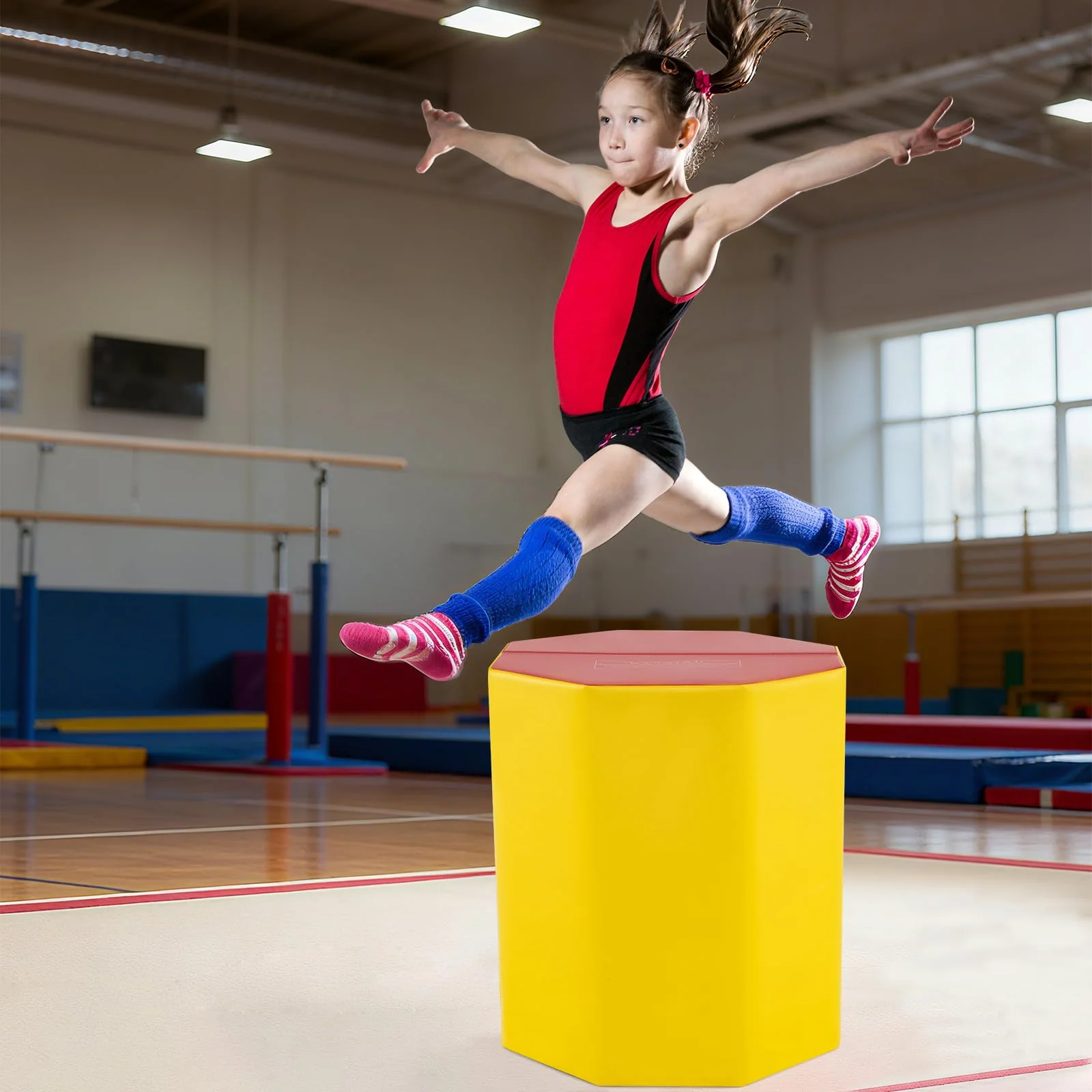 Goplus 24.5β x 26β Octagon Gymnastics Mat for Cheerleading & Martial Arts - Image 9