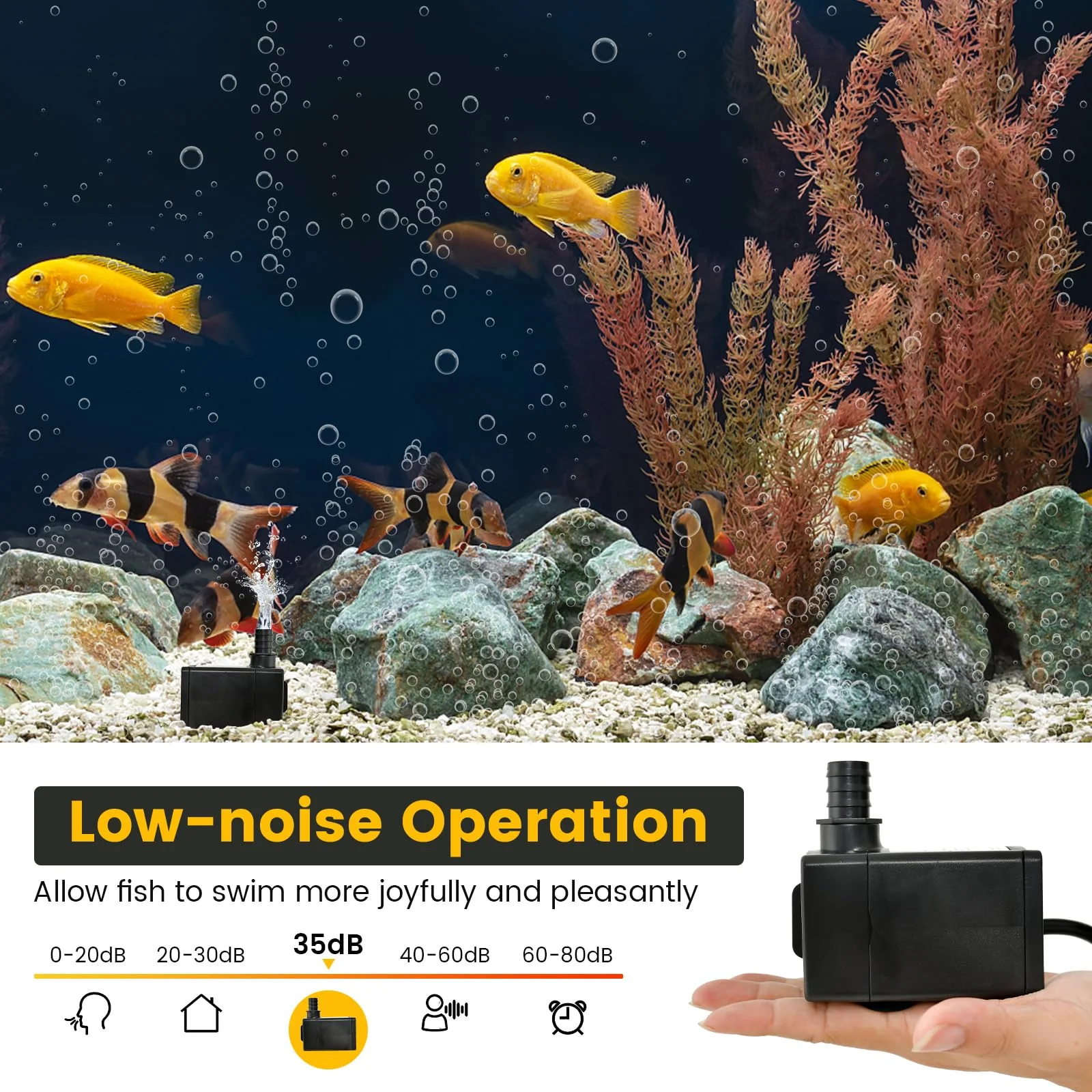 Goplus 240GPH Submersible Water Pump - Image 6