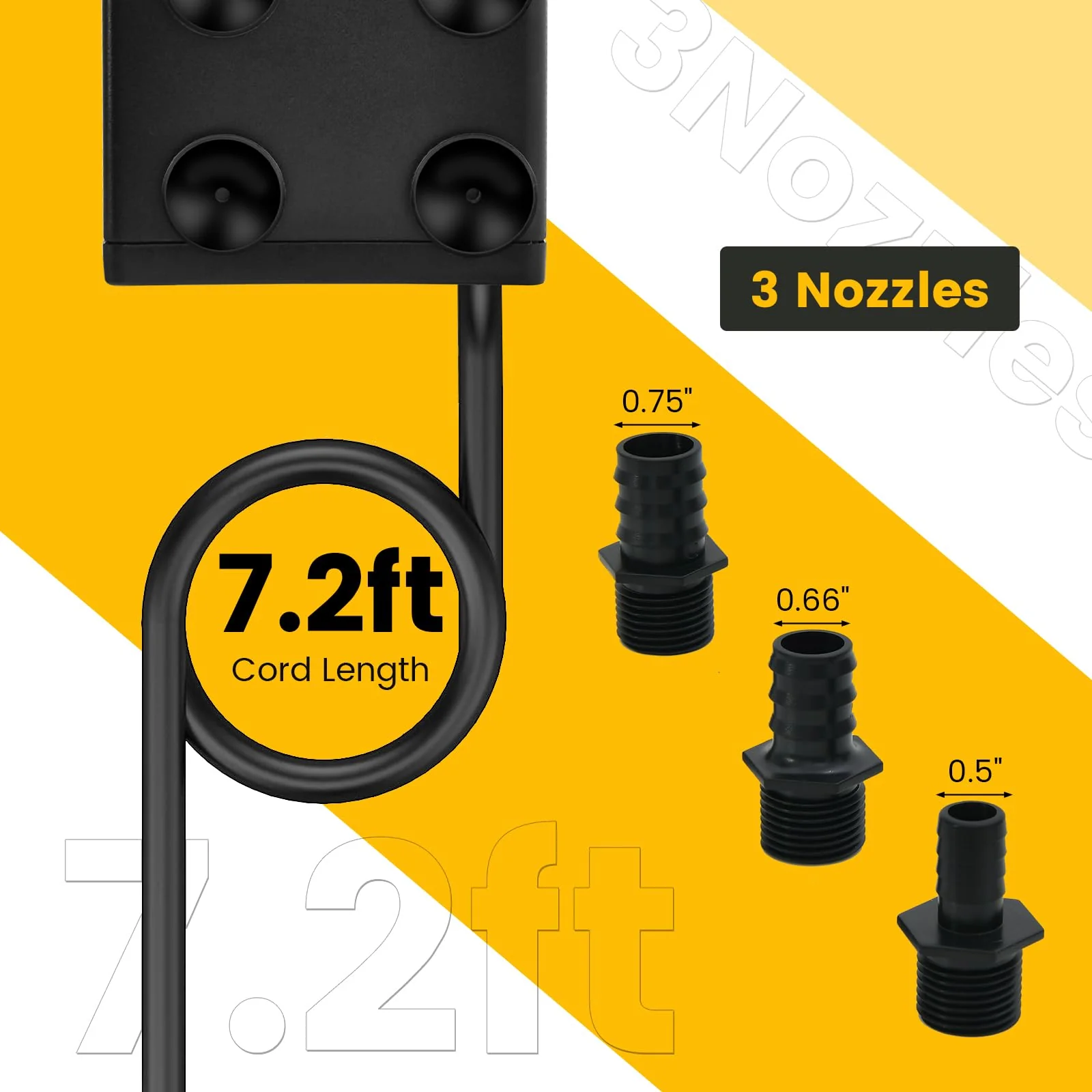 Goplus 240GPH Submersible Water Pump - Image 7