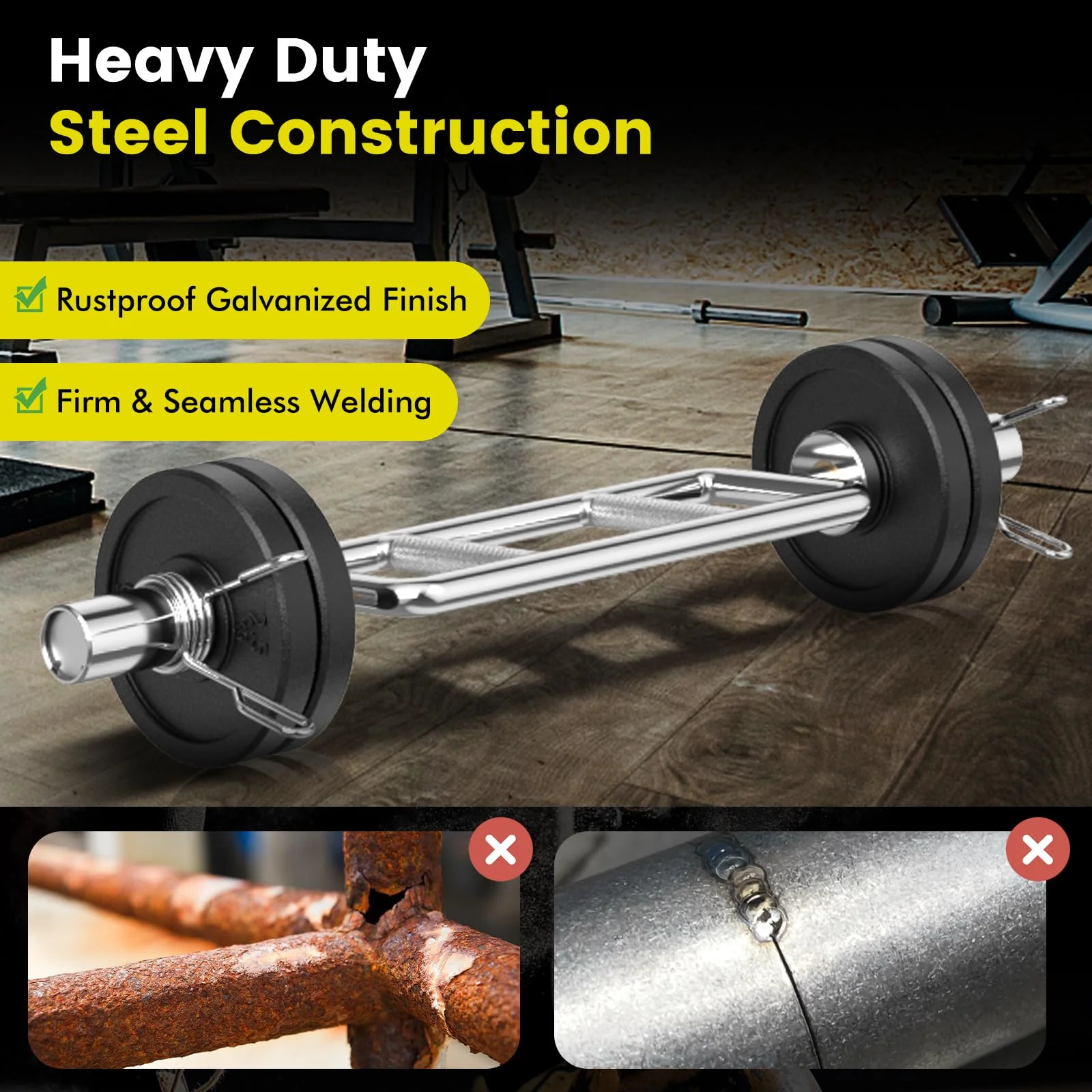 Goplus 34’’ Olympic Triceps Bar - Image 7