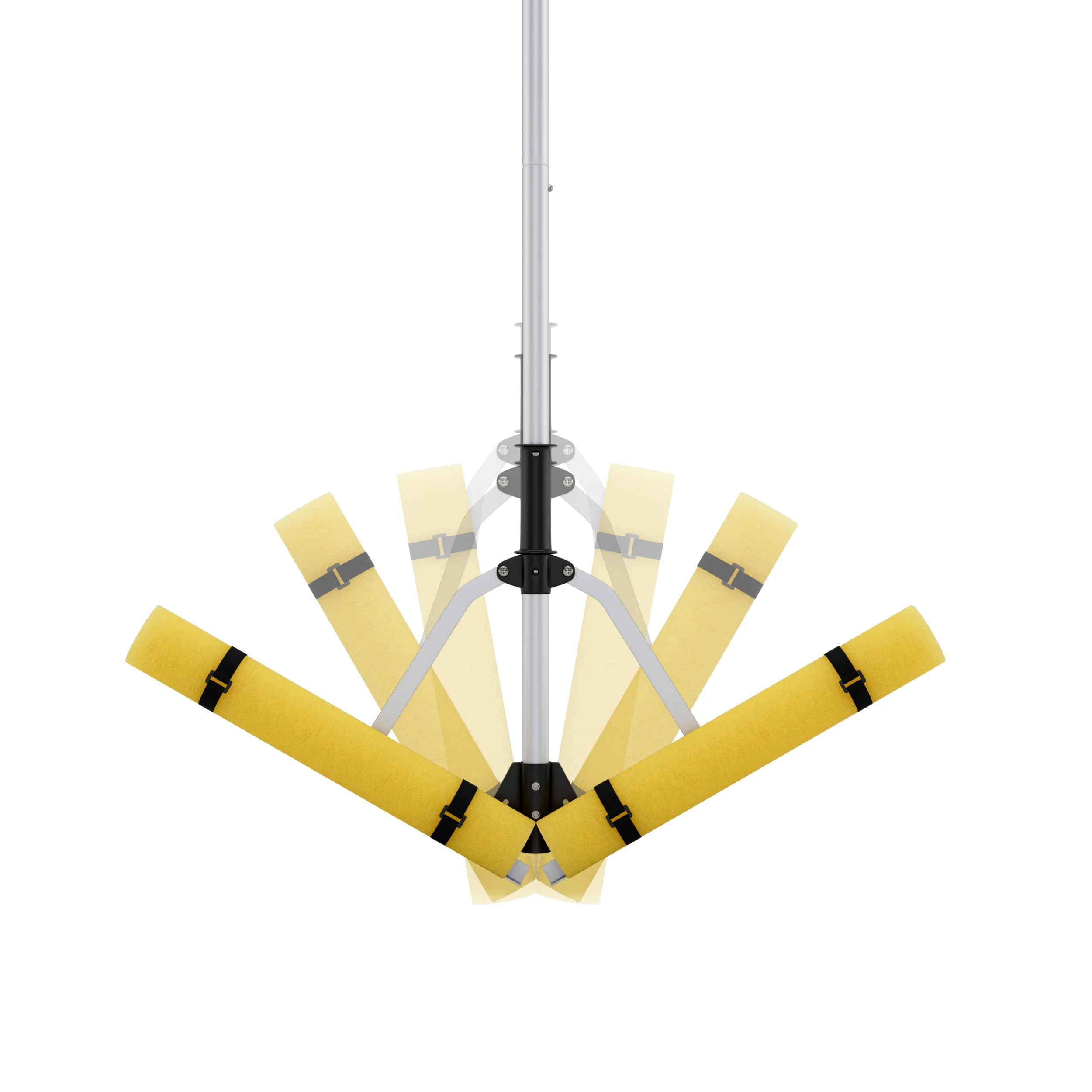 Goplus 36 Inch Pond Rake, Floating Lake Weed Rake Aluminum Collapsible Rake W/ Extension Handle - Image 7