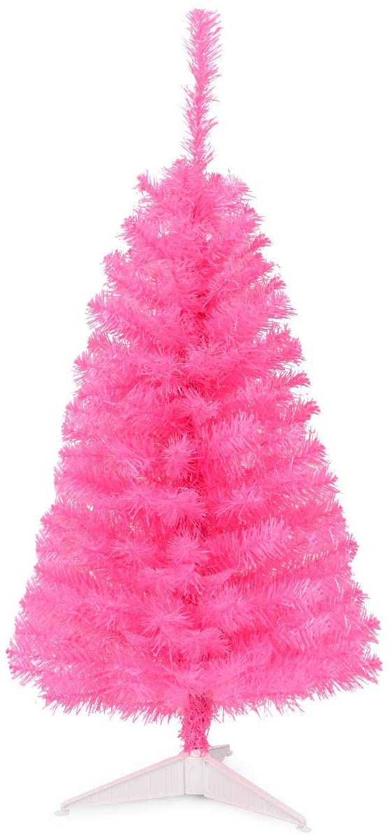 Goplus 3ft Silver Pencil Christmas Tree, Artificial Slim Tree - Image 11