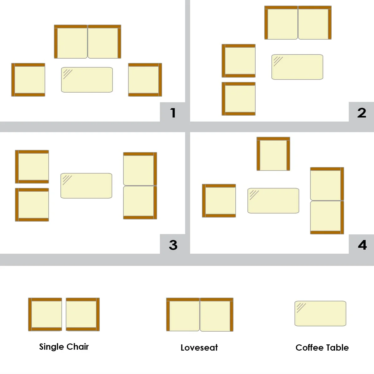 Goplus 4-Piece Rattan Patio Set - Image 8