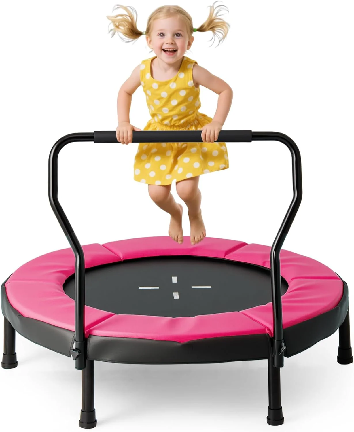 Goplus 40" Trampoline with Foam Handlebar & Safety Pad - Image 10