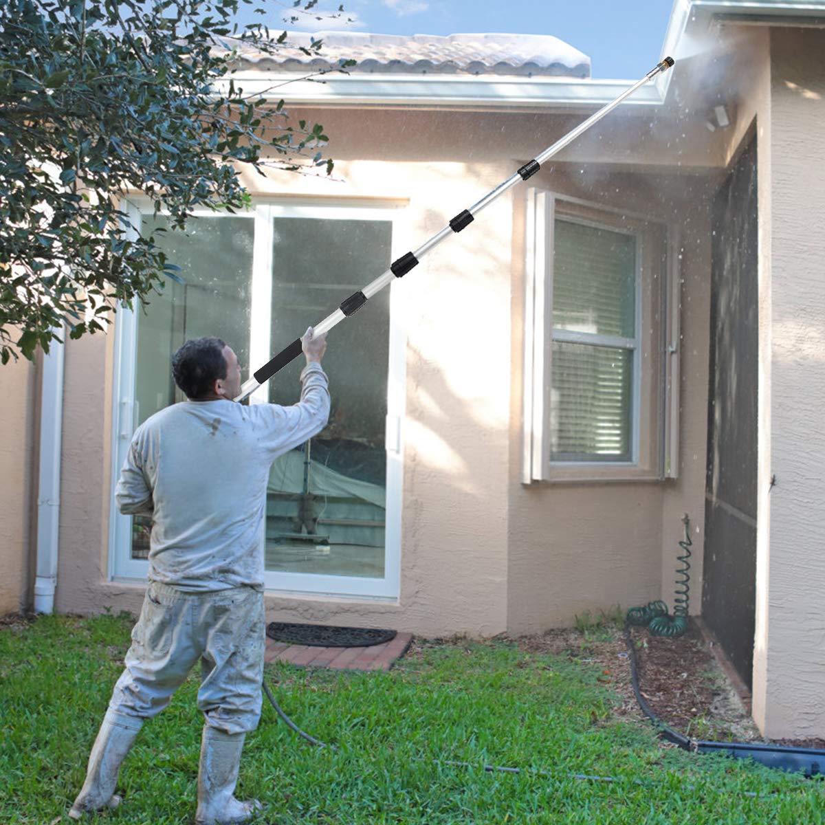 Goplus 4000PSI Commercial Grade Telescoping Pressure Washer Wand - Image 3