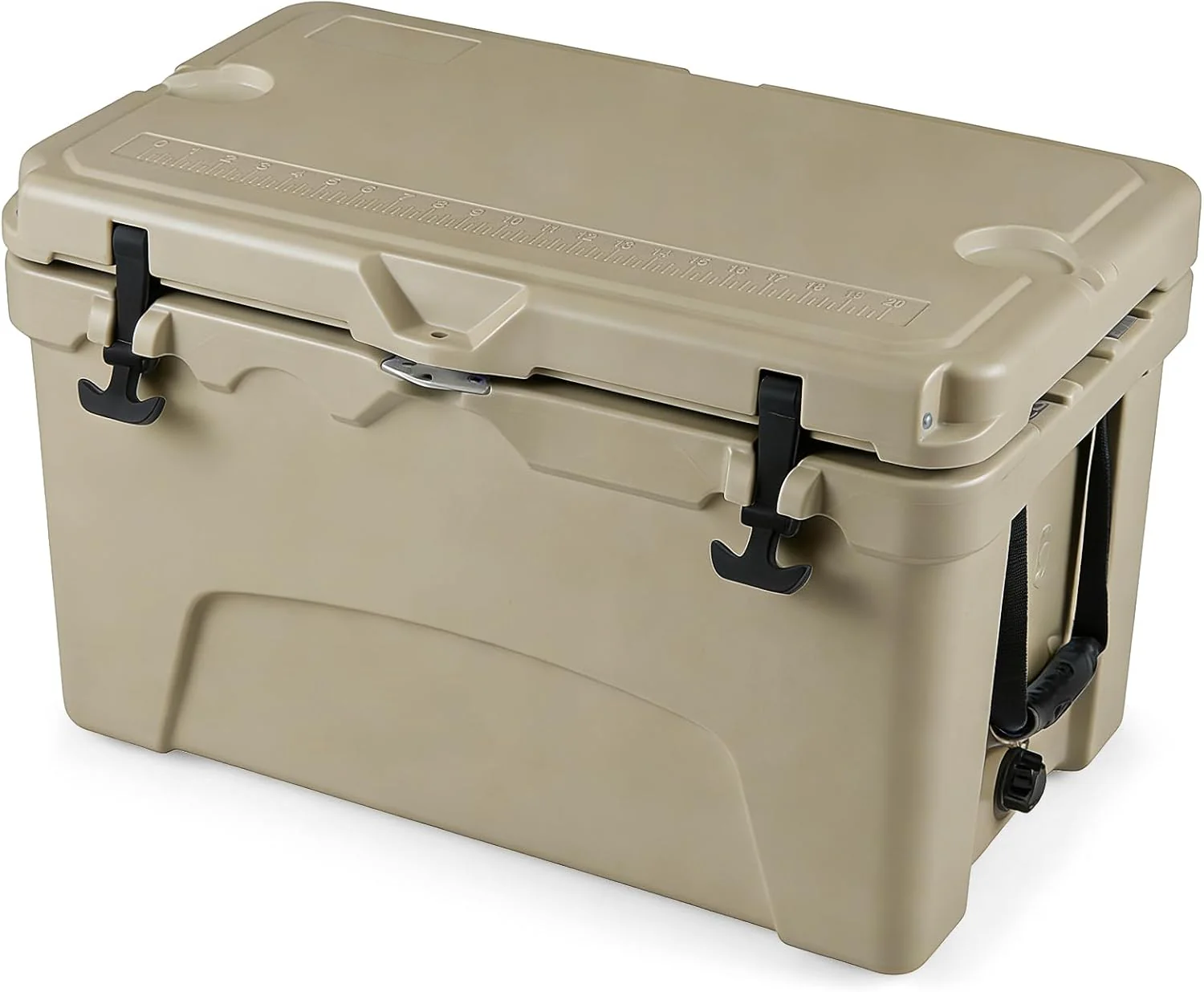 Goplus 45QT Hard Cooler w/Portable Handles & Cup Holders for Camping Fishing Beach - Image 3