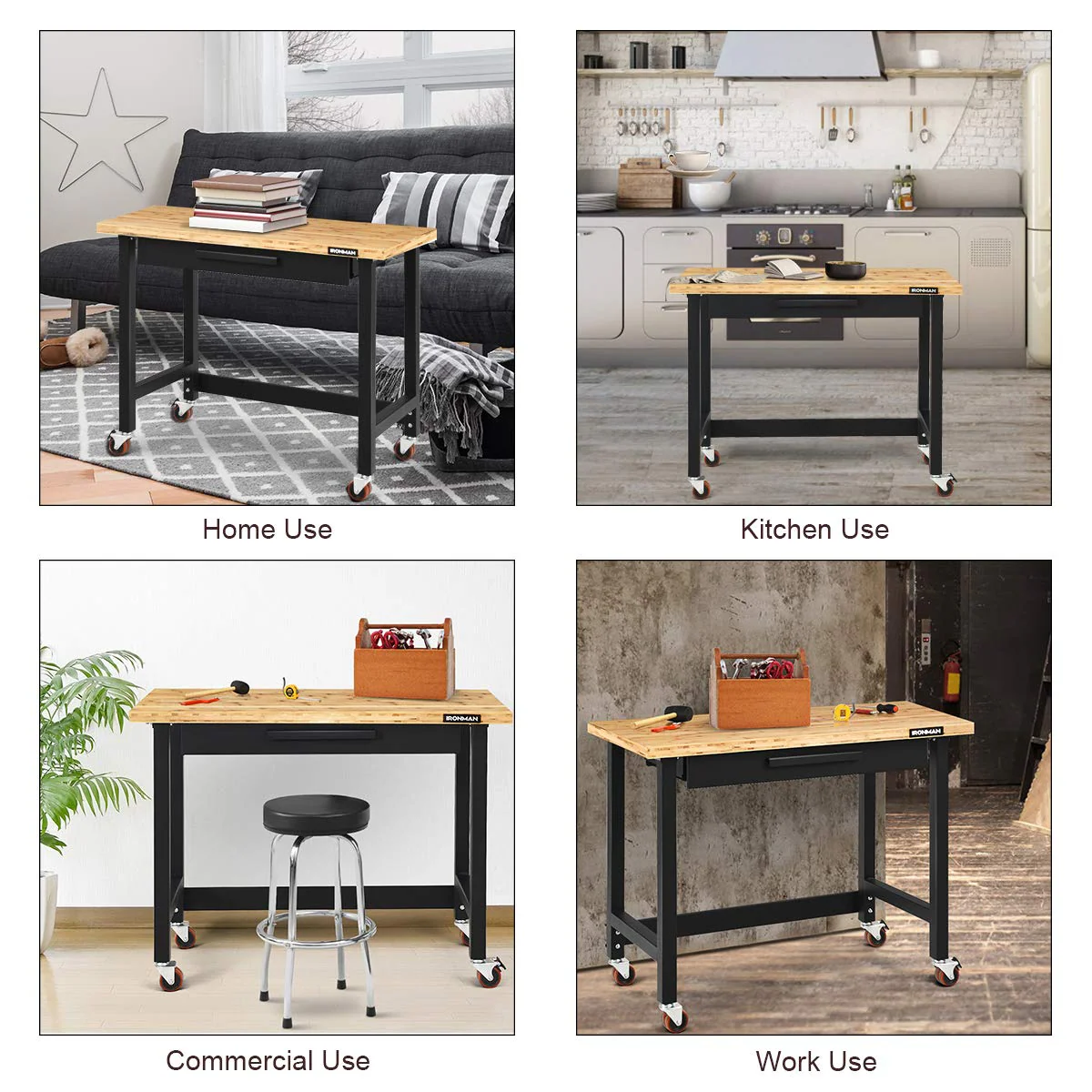 Goplus 48" Mobile Workbench - Image 3