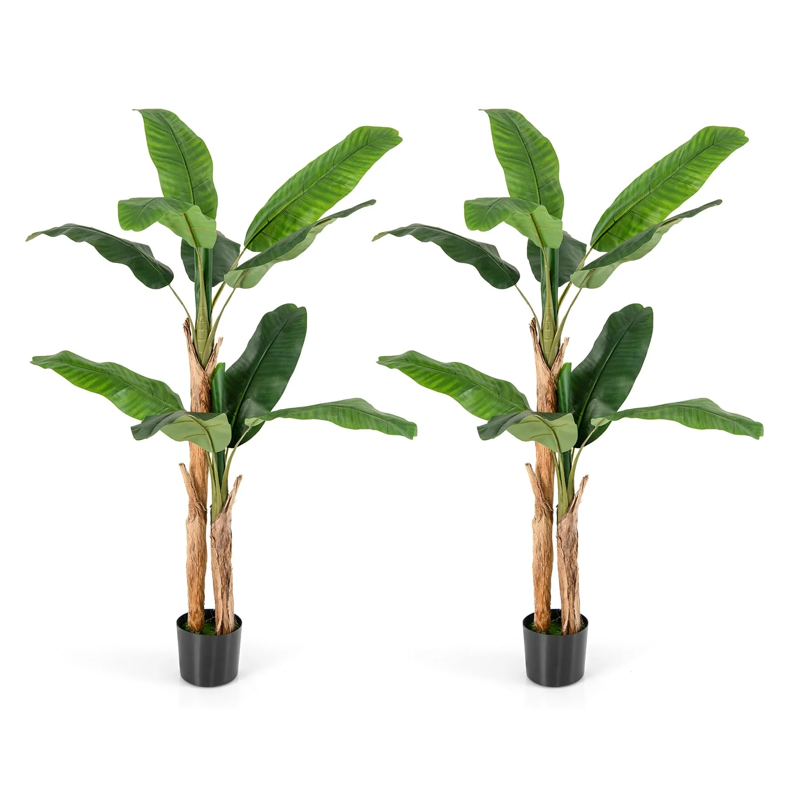 Goplus 5.5 FT Tall Artificial Banana Tree - Image 10