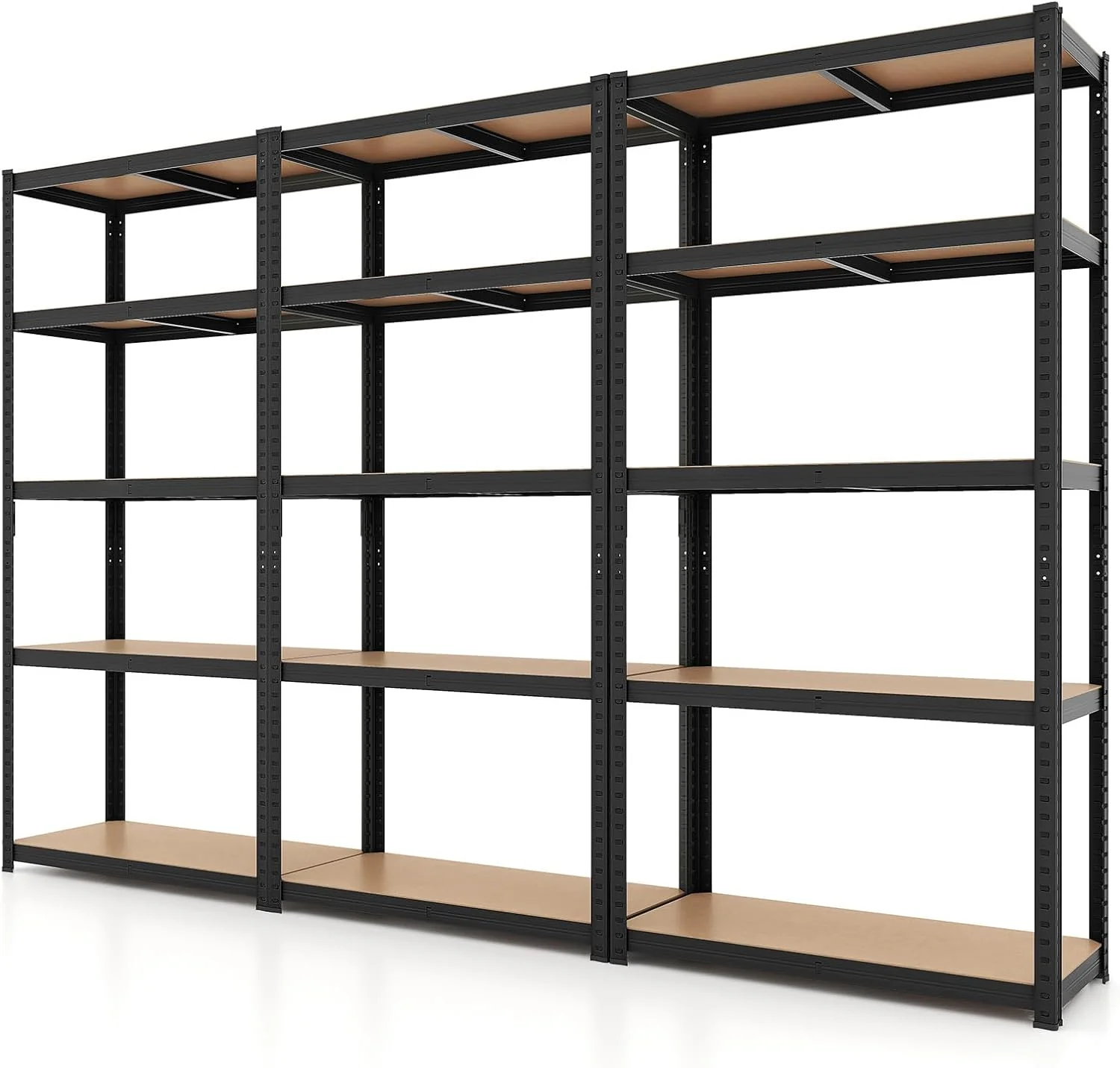 Goplus 5 Tier Adjustable Garage Shelving Unit Multipurpose Organizing Shelf - Image 17