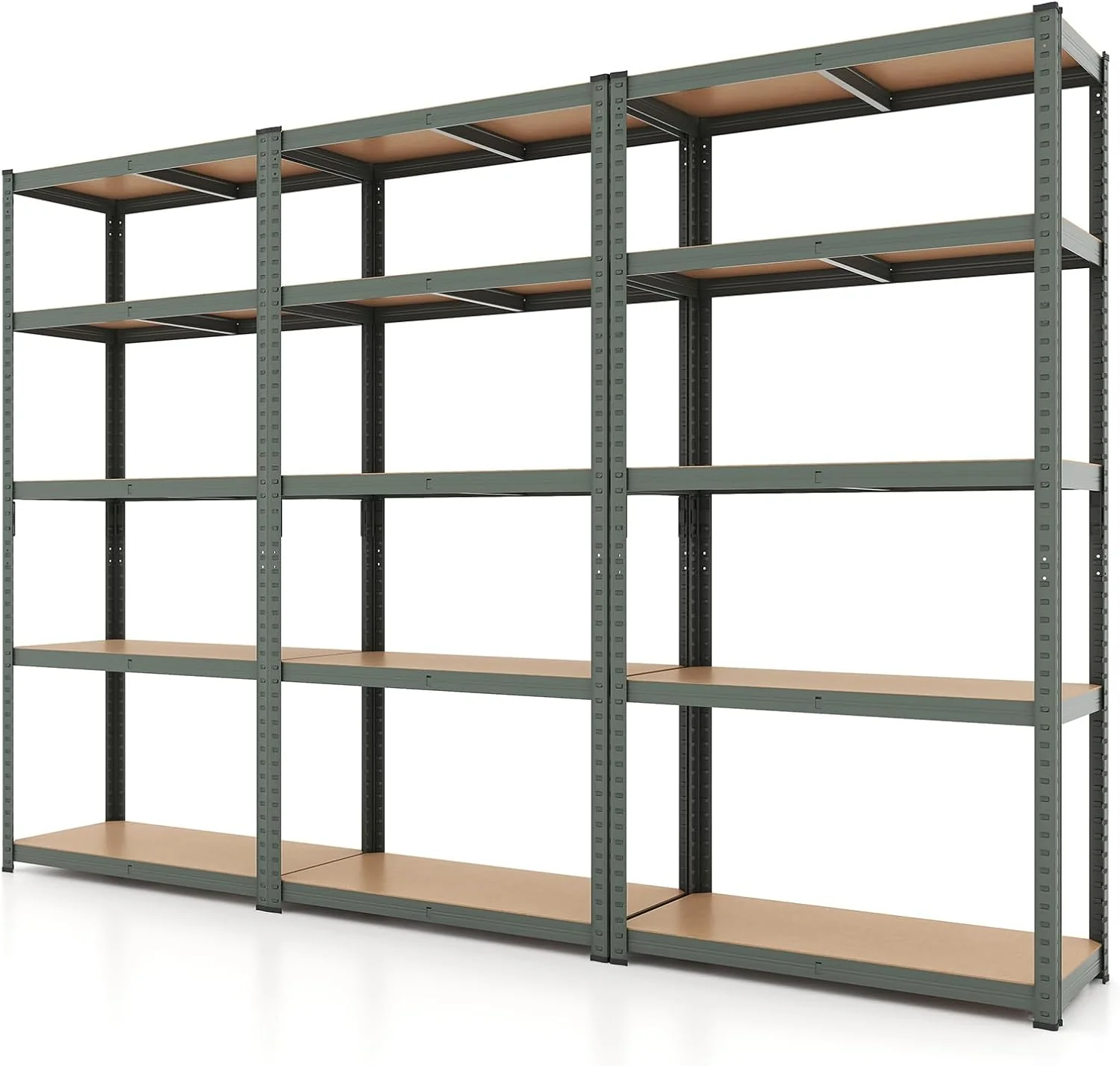 Goplus 5 Tier Adjustable Garage Shelving Unit Multipurpose Organizing Shelf - Image 19
