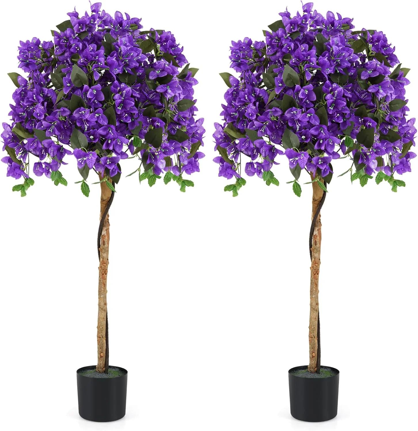 Goplus 53” Bougainvillea Artificial Tree with 576 Flowers - Image 9
