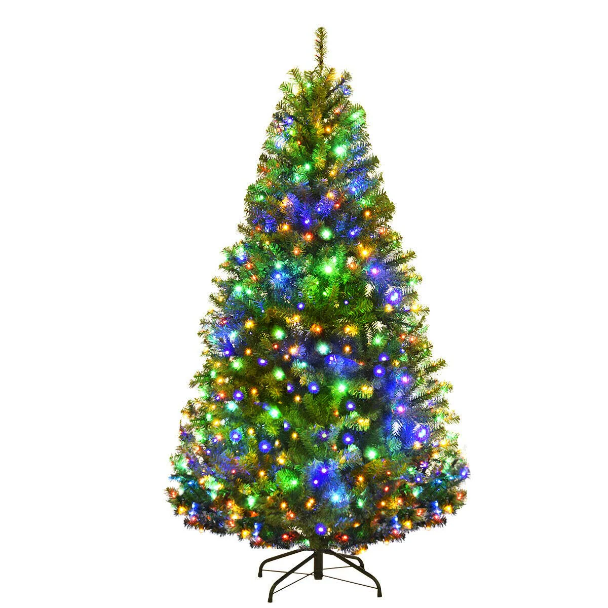 Goplus 5FT Pre-Lit Artificial Christmas Tree