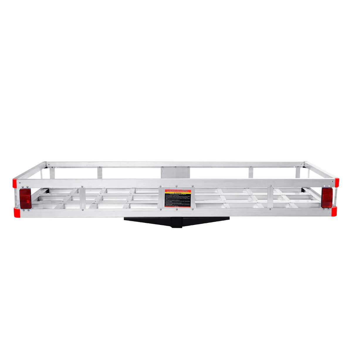 Goplus 60" x 22" Hitch Mount Cargo Carrier, Aluminum Luggage Basket Rack Fits 2" Receiver - Image 8
