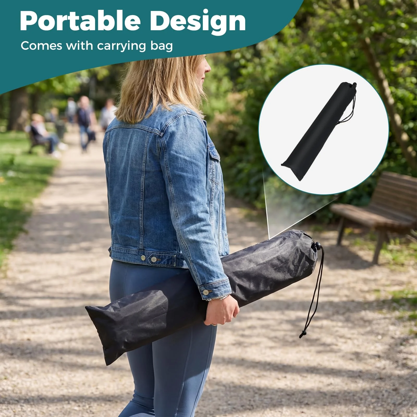 Goplus 65" Metal Easel Stand Set w/Movable Card Slots & Anti-Slip Foot Pads (6-Pack) - Image 4