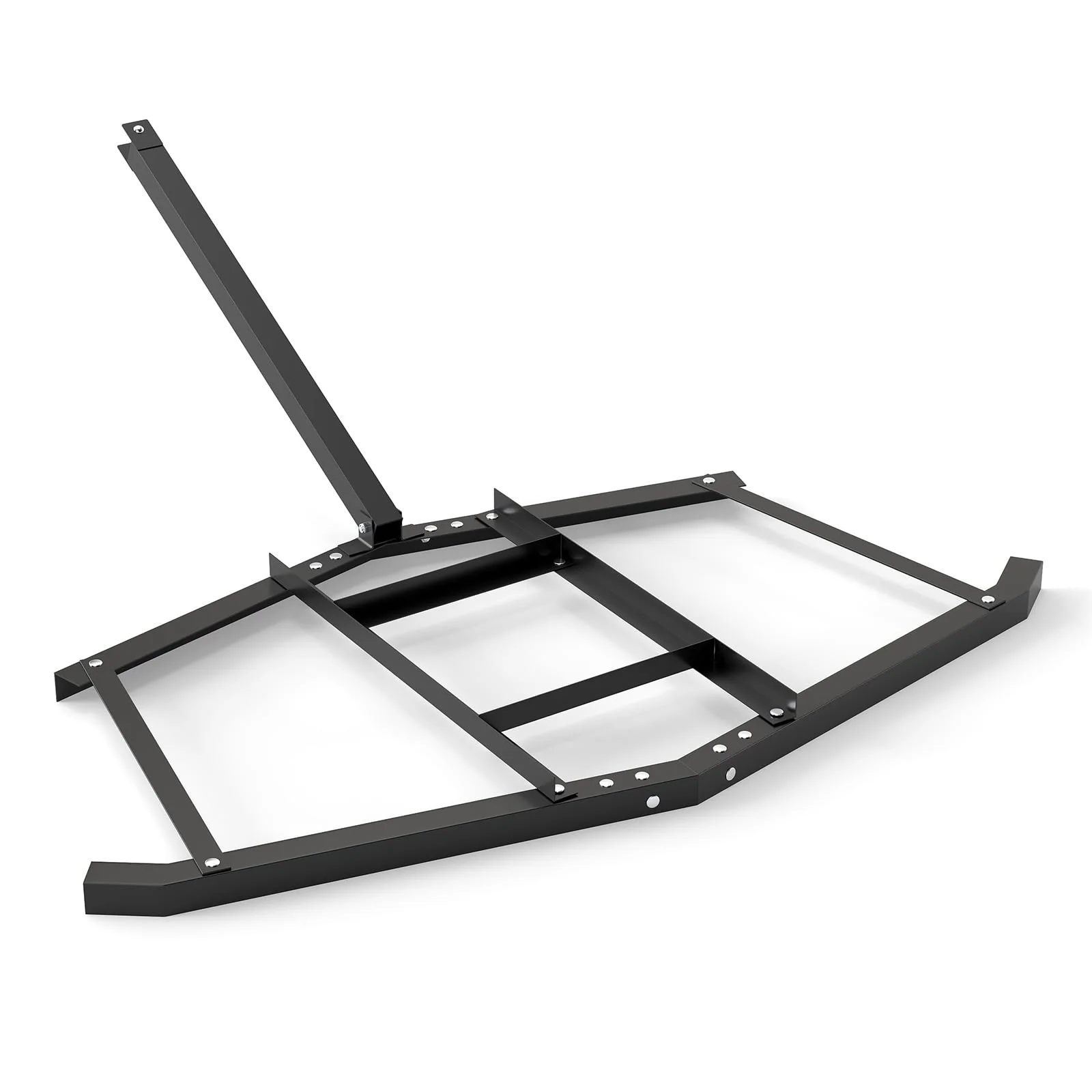 Goplus 66" Wide Driveway Drag Tow Behind Landscape Leveling Rake w/Reinforced Bars