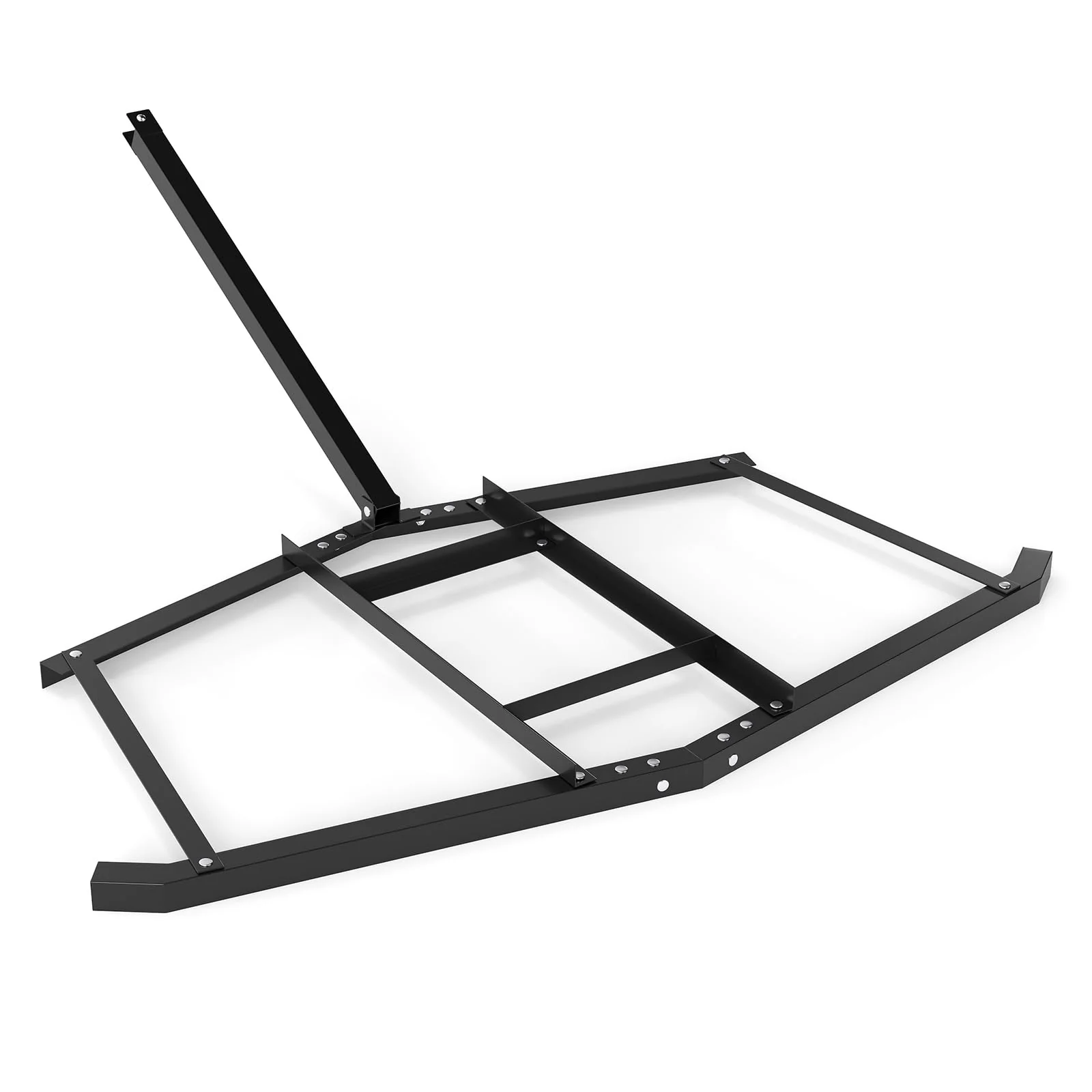 Goplus 74" Wide Driveway Drag Tow Behind Landscape Leveling Rake w/Reinforced Bars