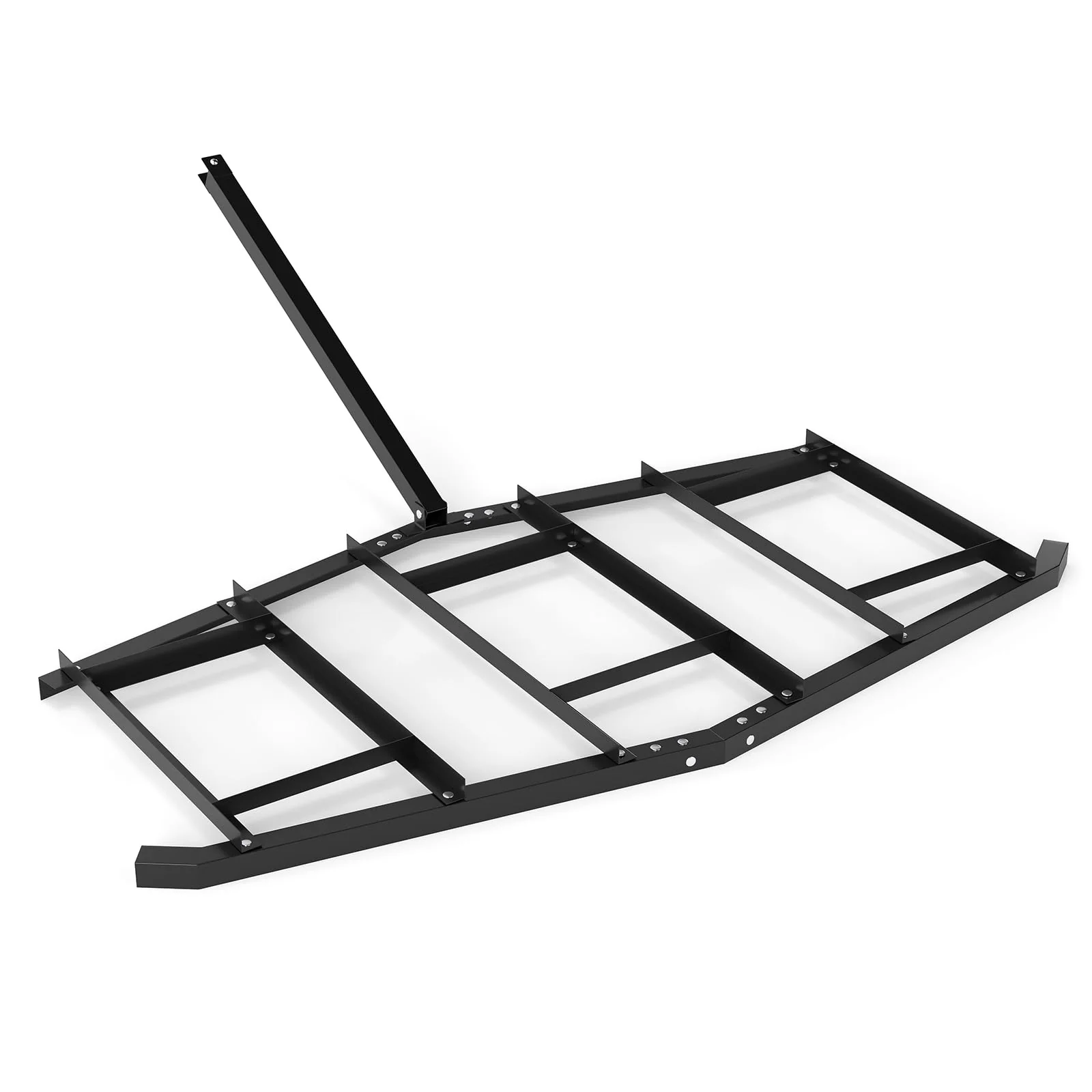 Goplus 84" Wide Driveway Drag Tow Behind Landscape Leveling Rake w/Reinforced Bars