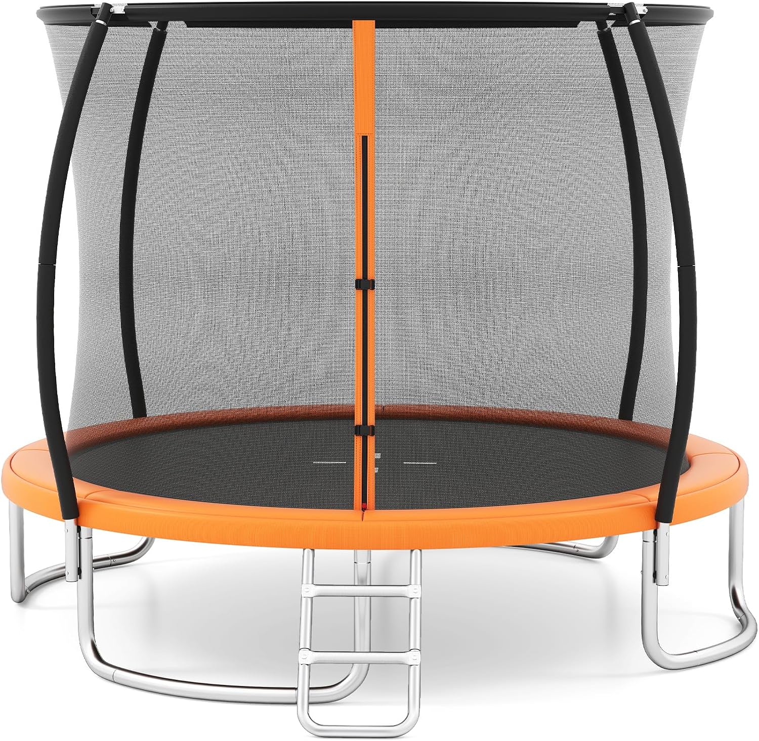 Goplus 8FT 10FT 12FT ASTM Approved Heavy-Duty Recreational Kids Trampoline w/Safety Enclosure Net - Image 12