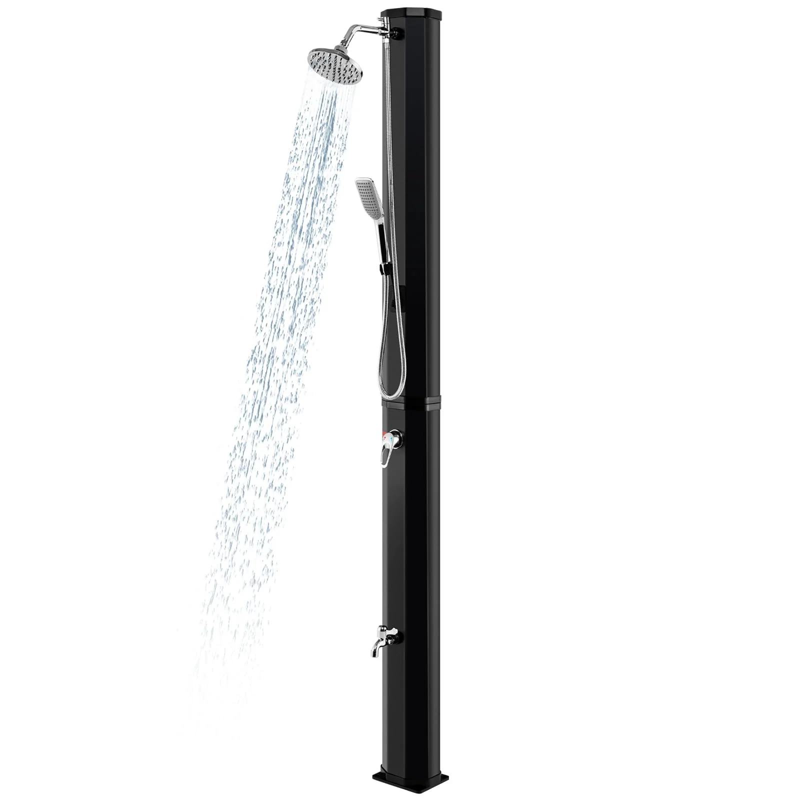 Goplus 9.3 Gallon Solar Heated Outdoor Shower - Image 8