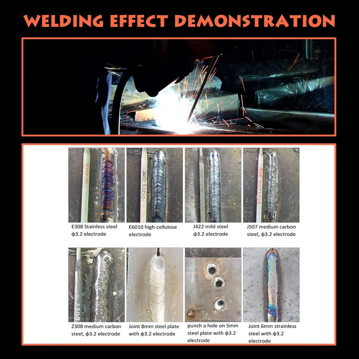 Goplus ARC Welder, 200 AMP Lift TIG Welding Machine - Image 9