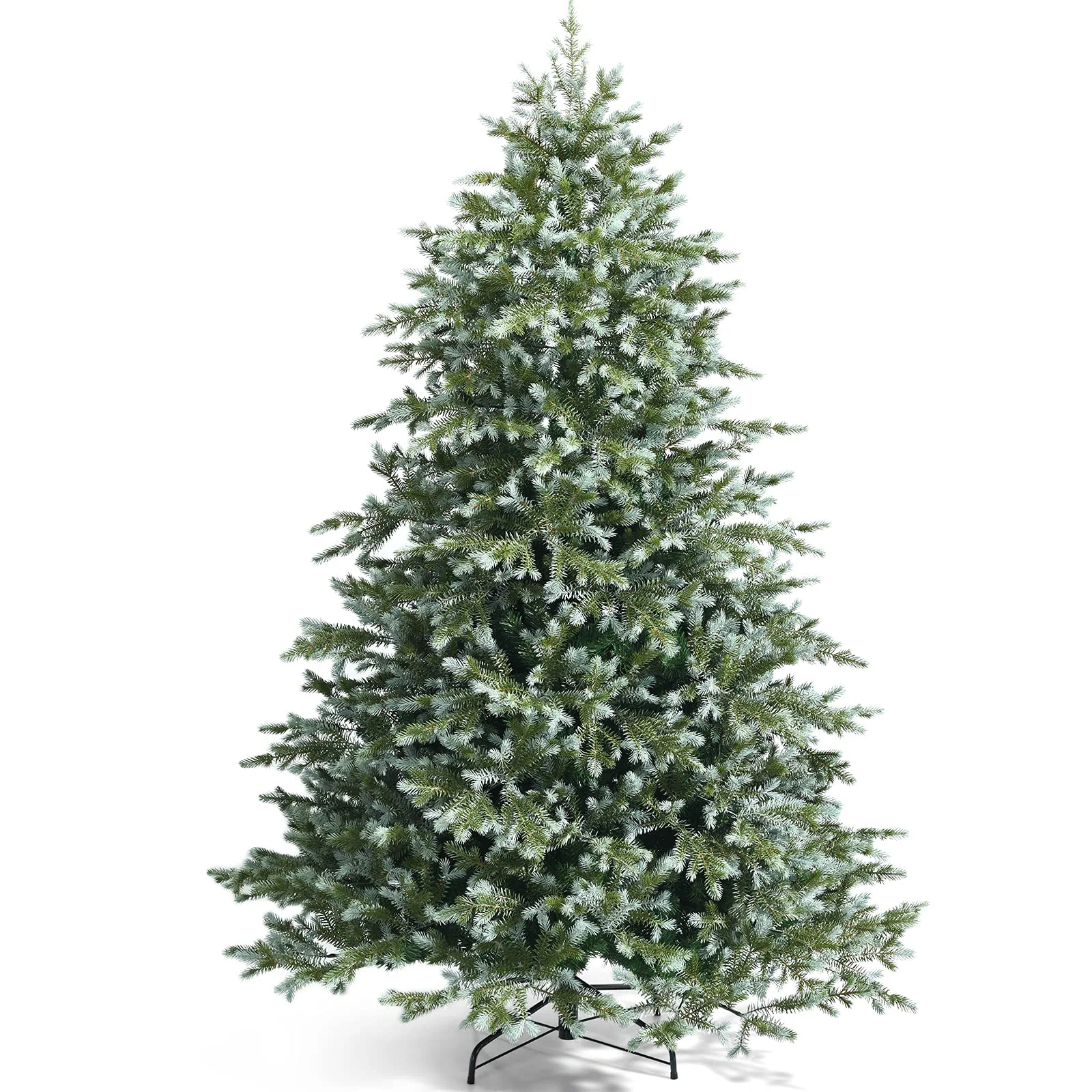 Goplus Artificial Christmas Tree, Metal Stand, Wintry Indoor Decoration for Holiday Festival - Image 9