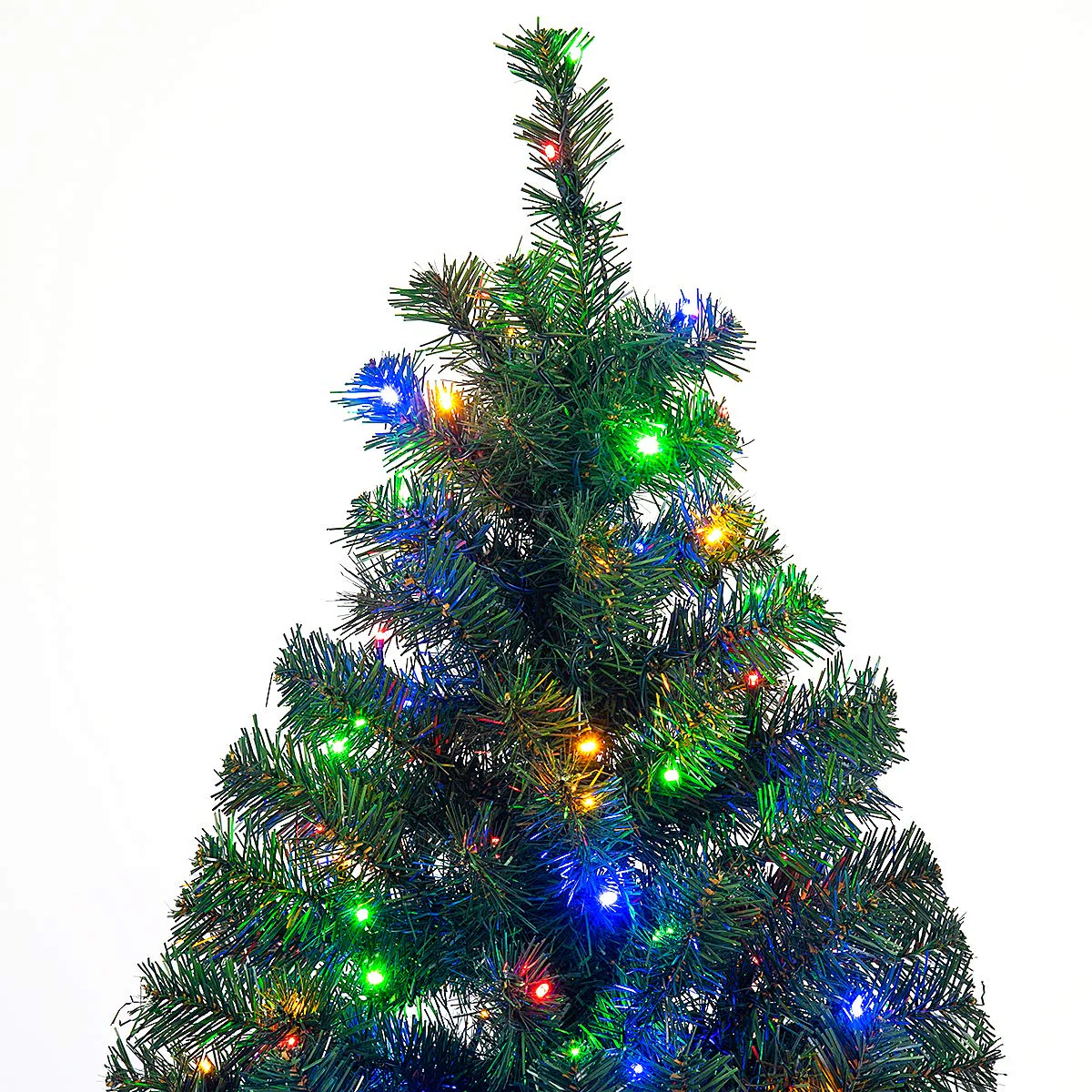 Goplus Artificial Christmas Tree Premium Spruce Hinged Tree, UL-Certified Transformer - Image 7