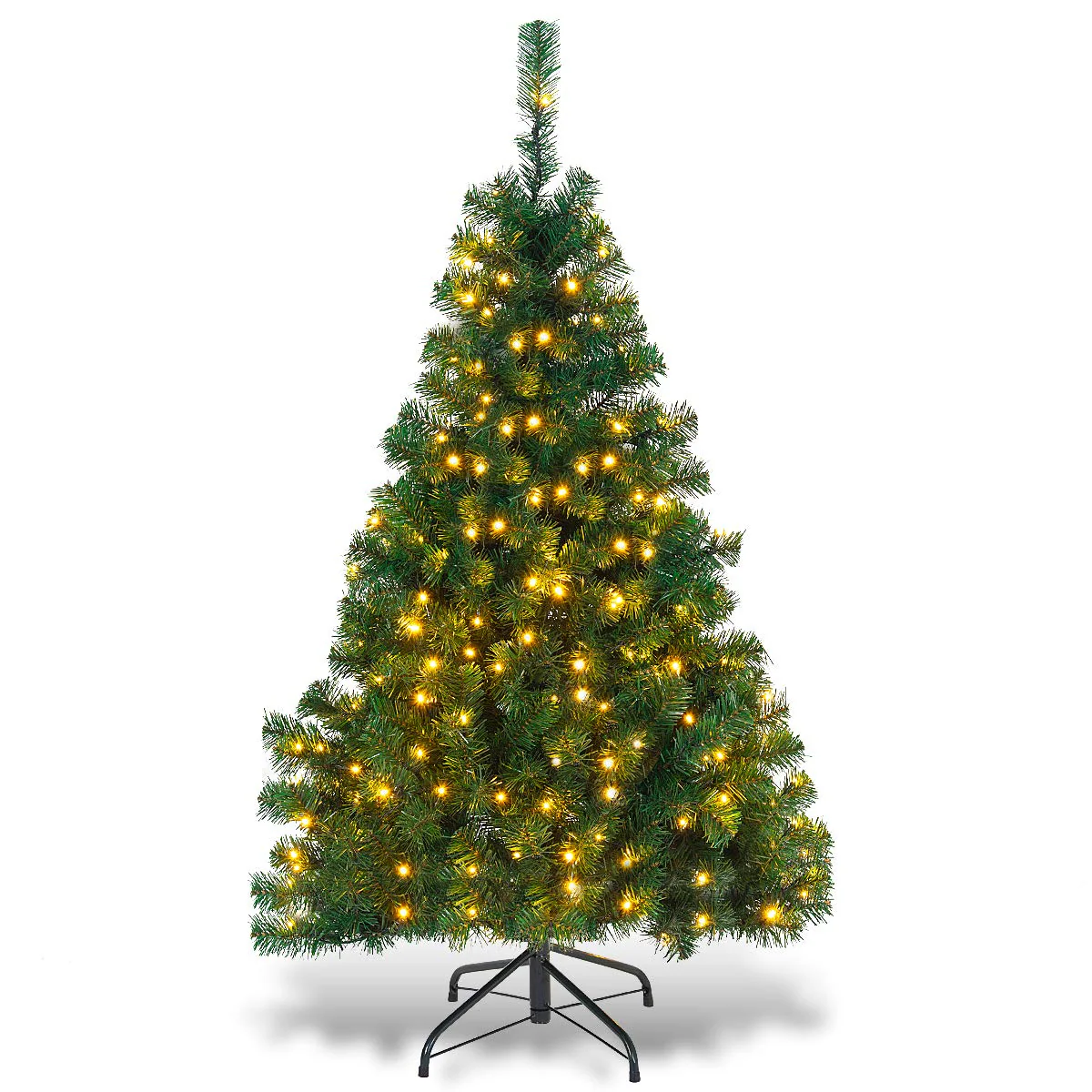 Goplus Artificial Christmas Tree Premium Spruce Hinged Tree, UL-Certified Transformer - Image 9