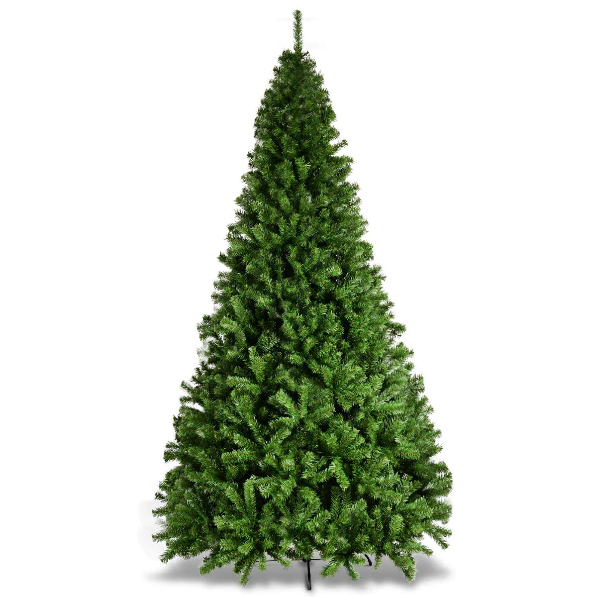 Goplus Artificial Christmas Tree, Unlit Premium Hinged Spruce Xmas Tree with Solid Metal Stand, for Outdoor and Indoor Decor - Image 15