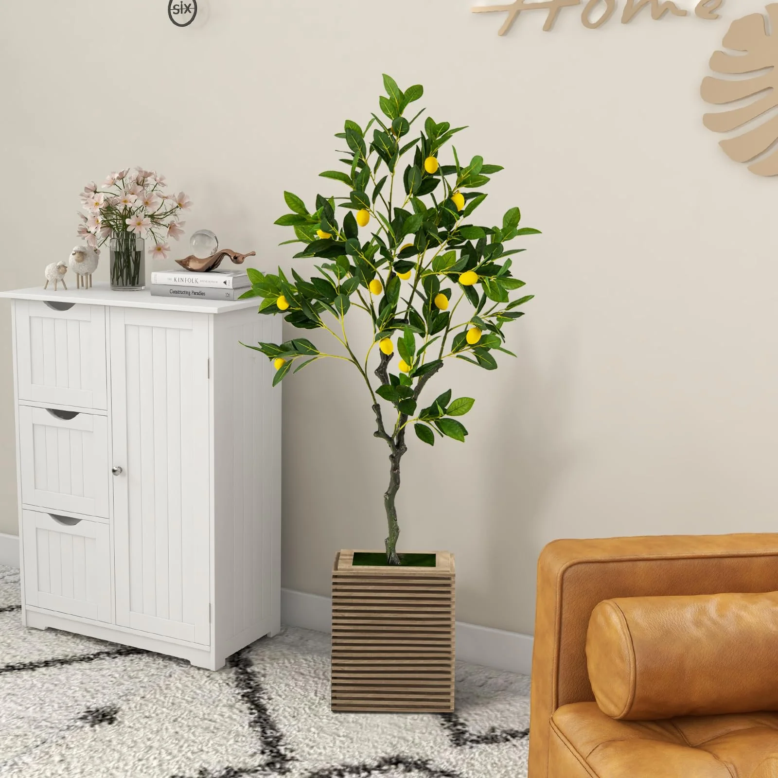 Goplus Artificial Lemon Tree - Image 2