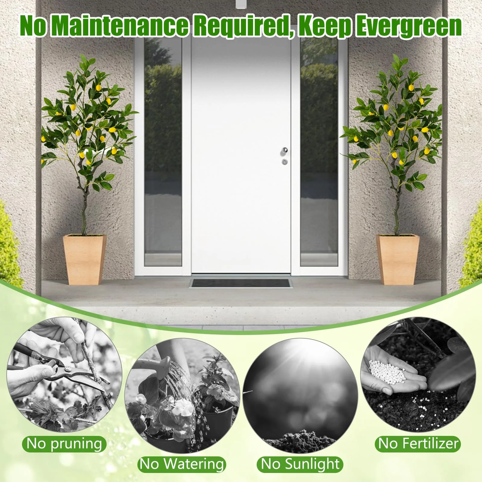 Goplus Artificial Lemon Tree - Image 4