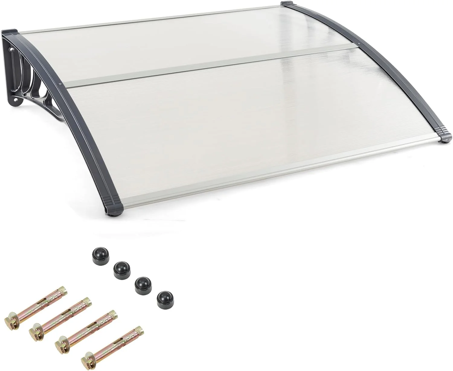 Goplus Awnings for Doors, 48" x 40" Window Awning with Rain Snow Sunlight UV Protection - Image 10
