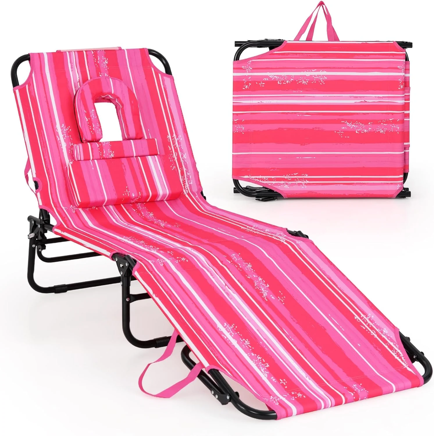 Goplus Beach Chaise Lounge Chair - Image 14