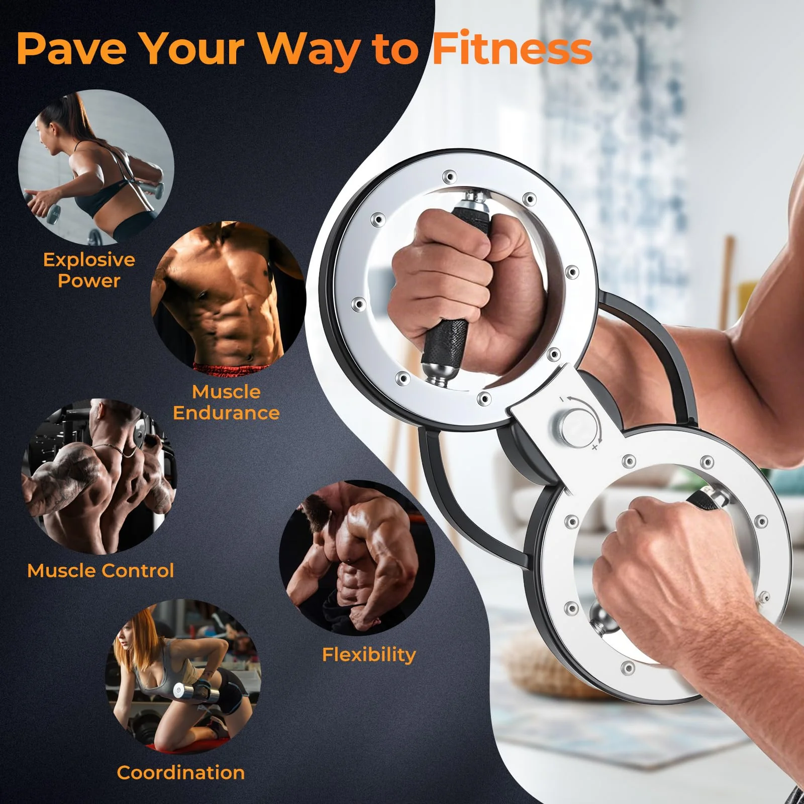 Goplus Burn Machine Arm Workout Equipment with Adjustable Resistance - Image 7
