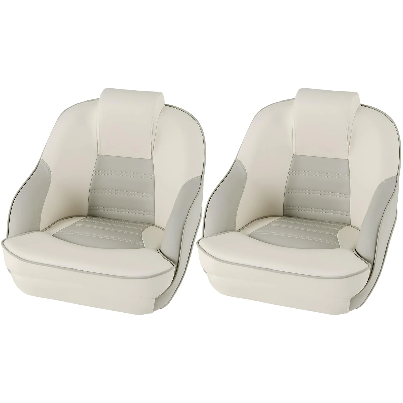 Goplus Captain Bucket Seat, Pontoon Boat Seats w/Waterproof PVC Leather & Thick Sponge Padding - Image 12