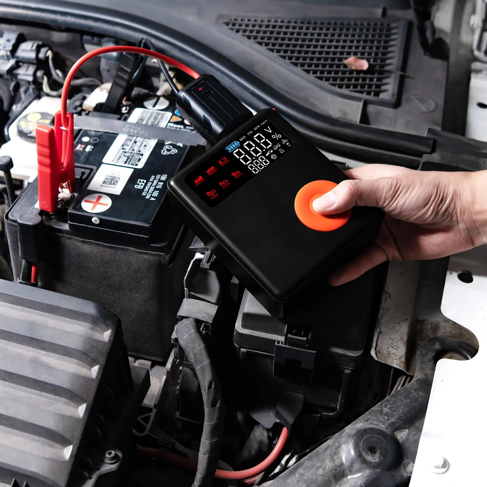 Goplus Car Jump Starter with Air Compressor - Image 2