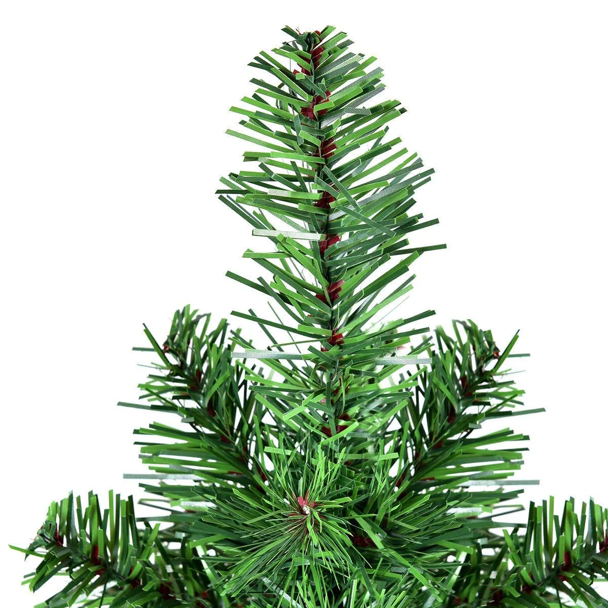 Goplus Christmas Tree Tabletop Artificial PVC Green Spruce Tree in Burlap Base - Image 5