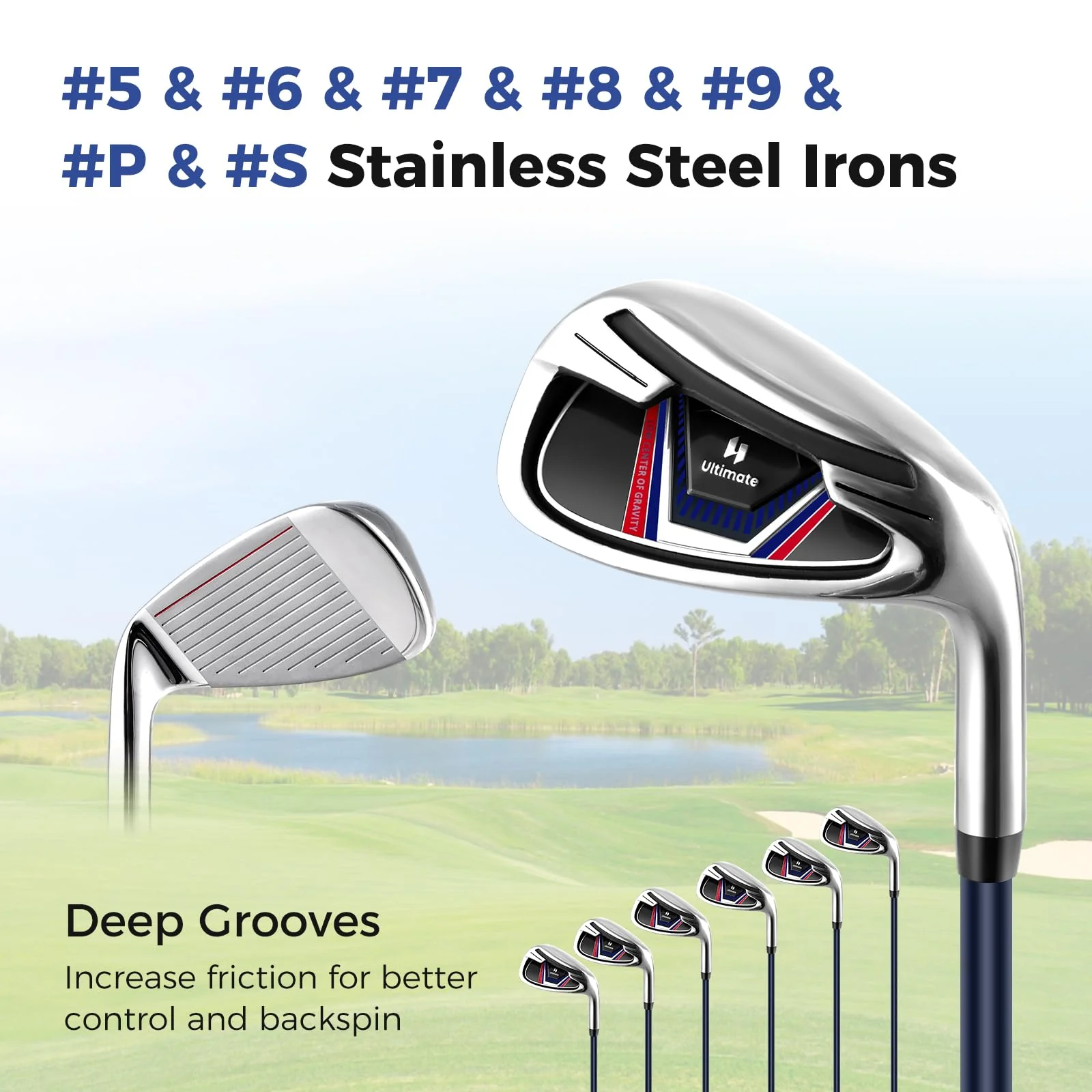 Goplus Complete Golf Club Package Set for Men - Image 5
