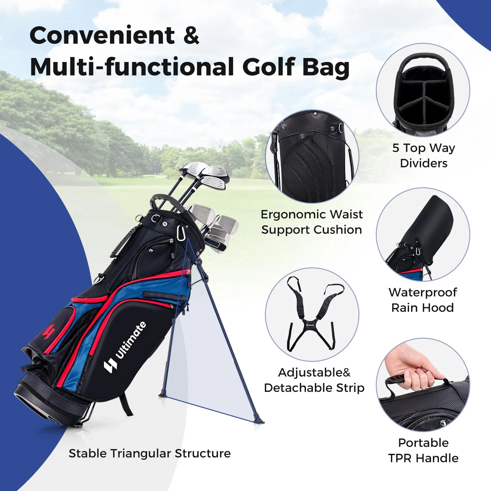 Goplus Complete Golf Club Package Set for Men - Image 9